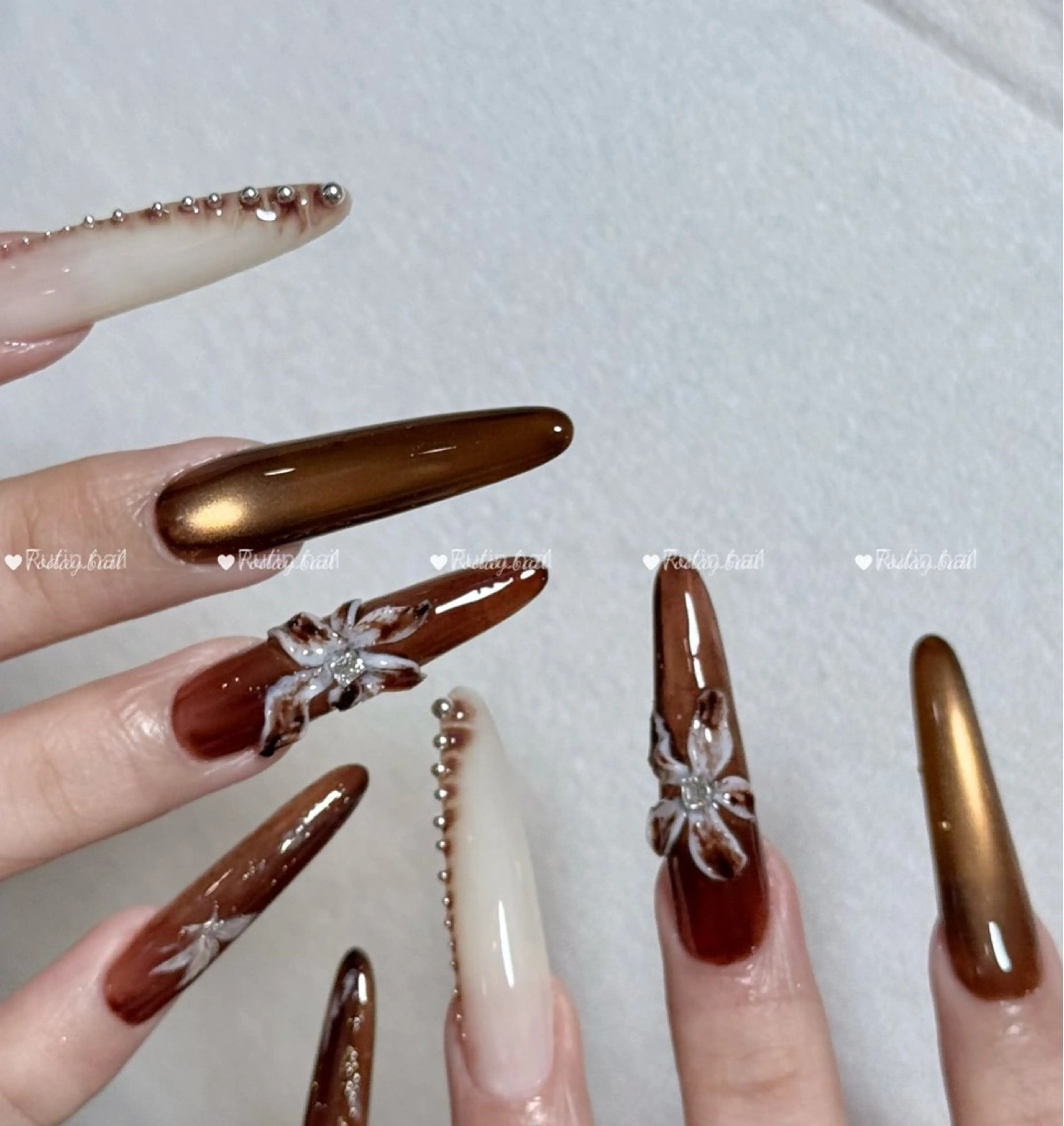 ネイル ハンドネイル 🎀Today nail💅のネイルデザイン