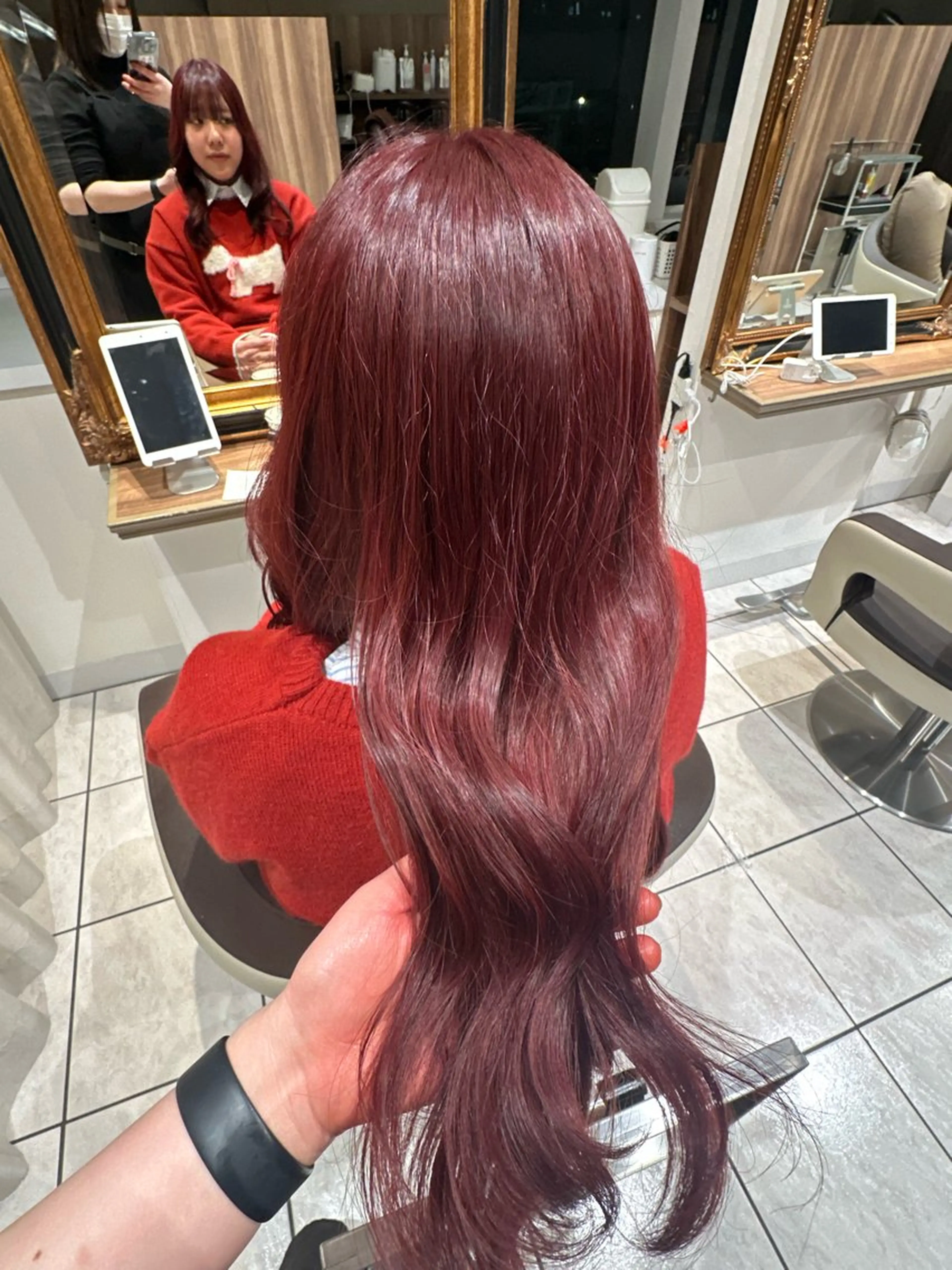 ロング カラー Ash日暮里 /momijiのヘアスタイル