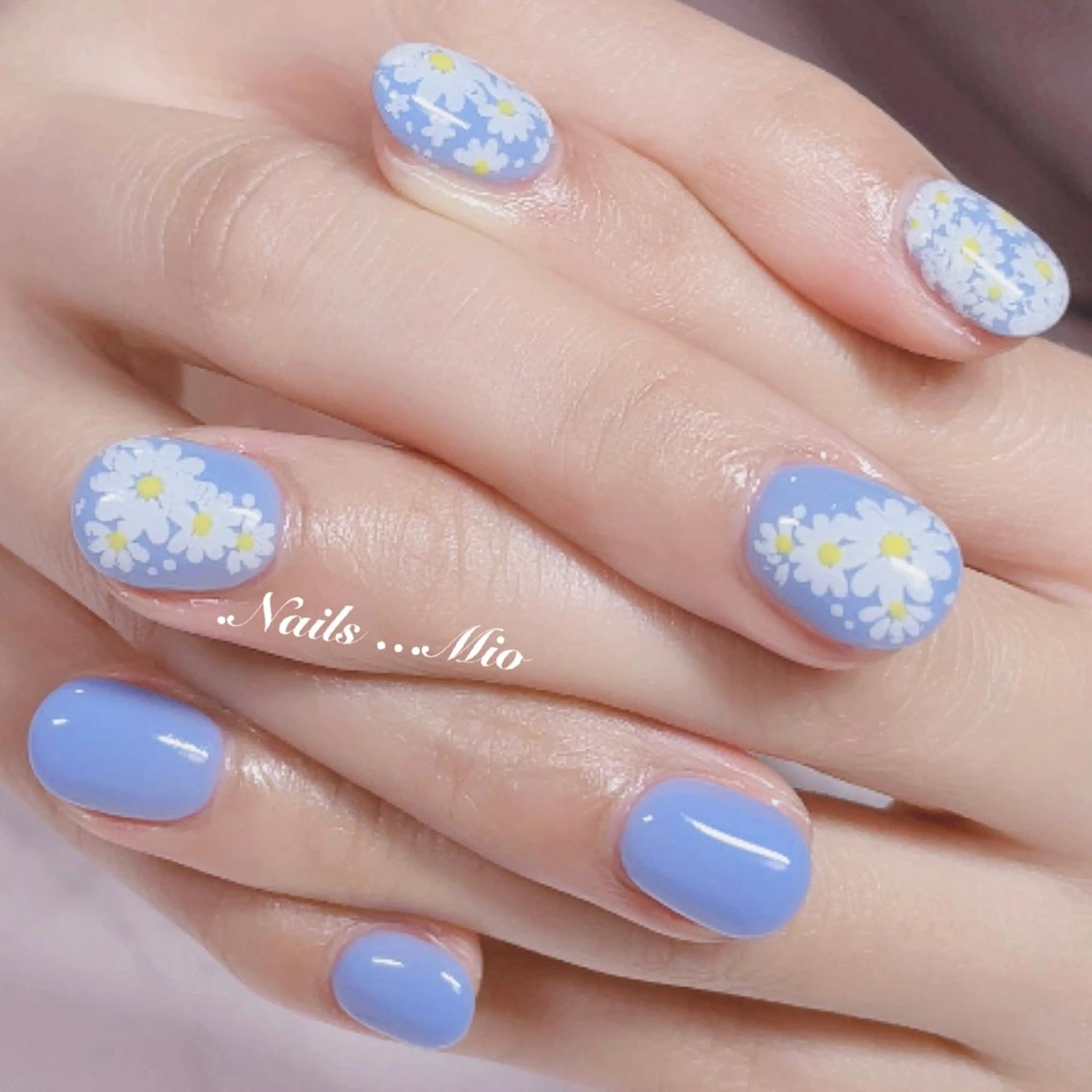 ネイル アートネイル フラワーネイル .Nails Mio 赤羽西ネイルサロンのネイルデザイン