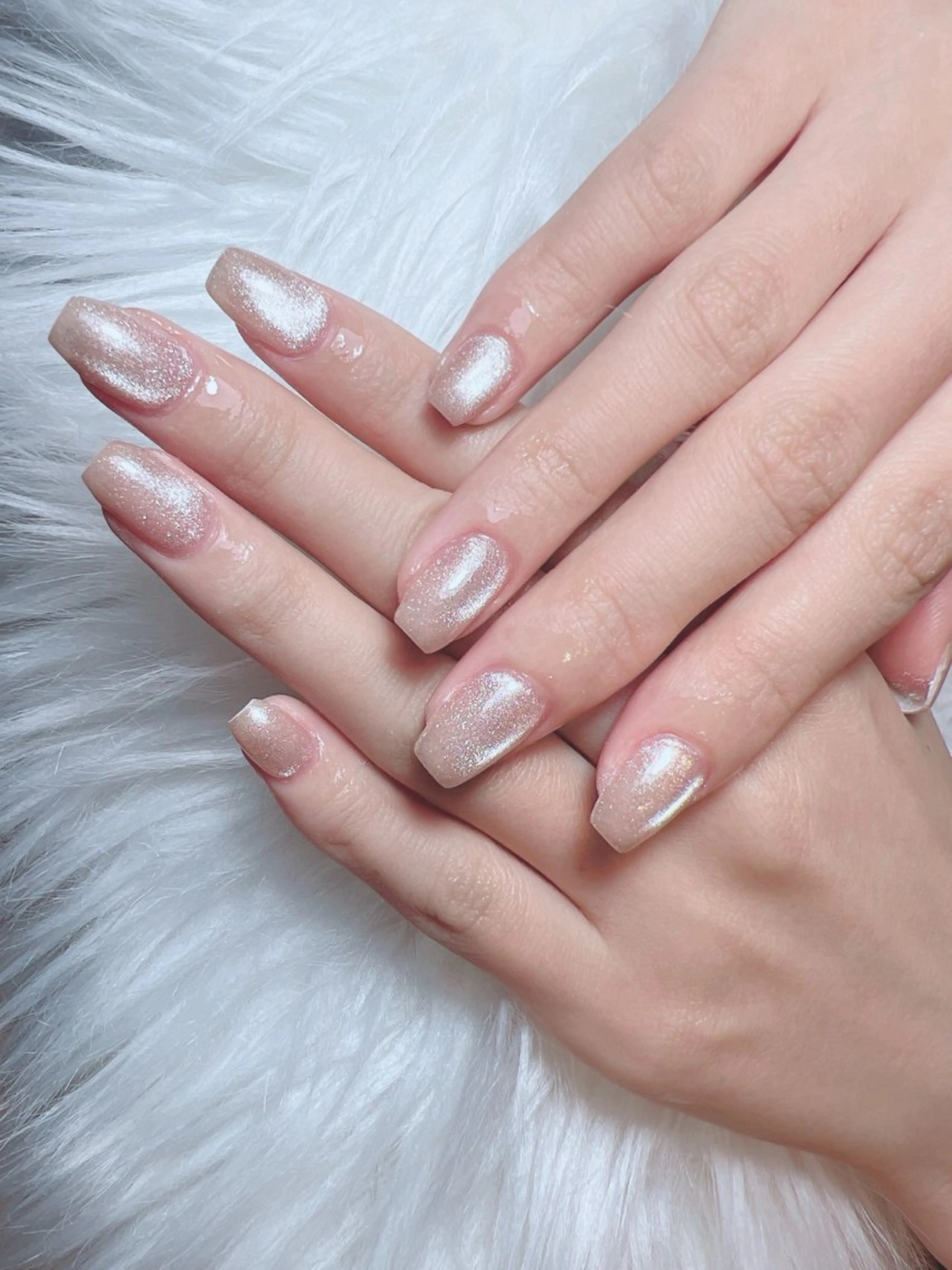 ネイル フレンチネイル 韓国ネイル マグネットネイル ニュアンスネイル オフィスネイル ユミ ネイルサロンのネイルデザイン