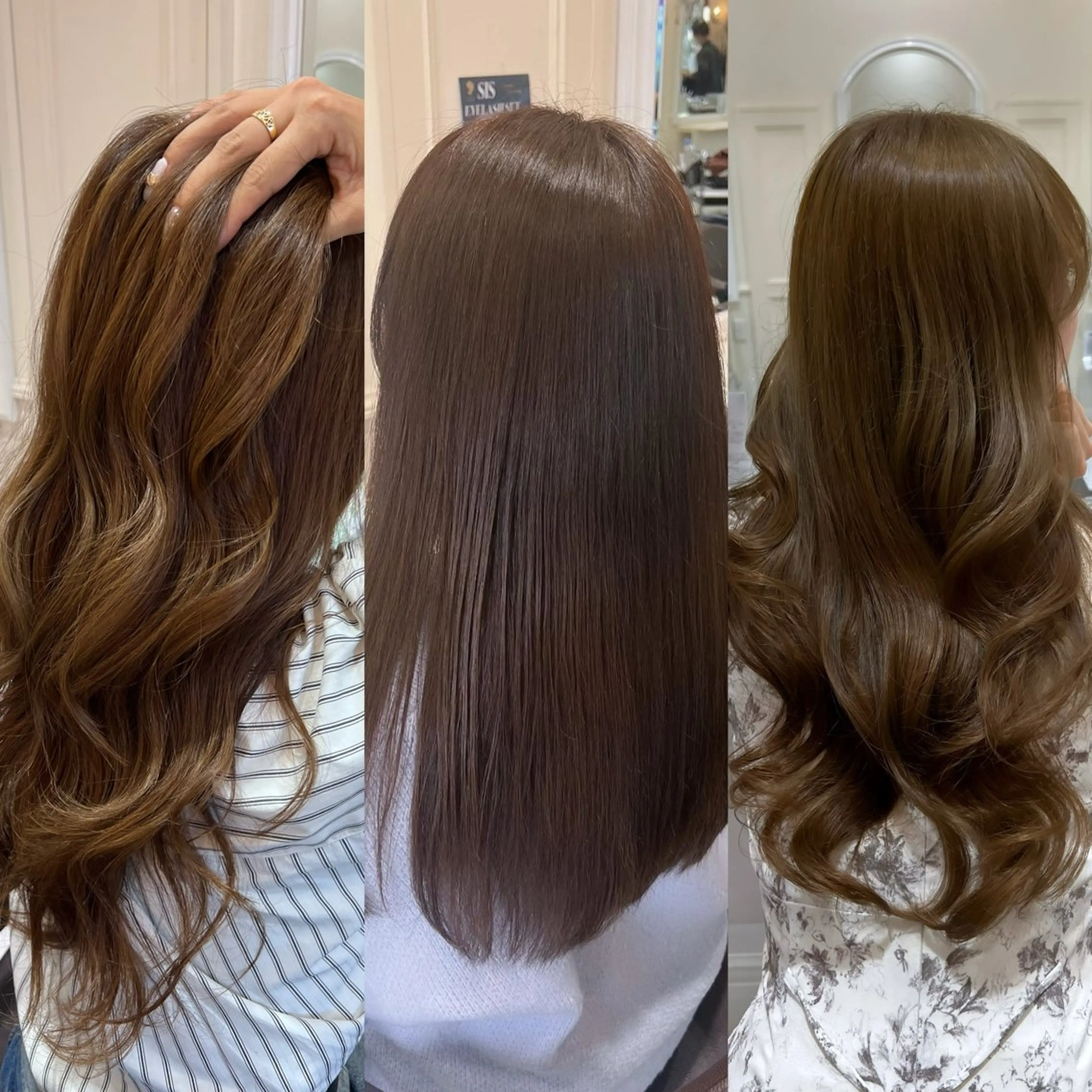 ロング カラー 浅見 友梨香のヘアスタイル