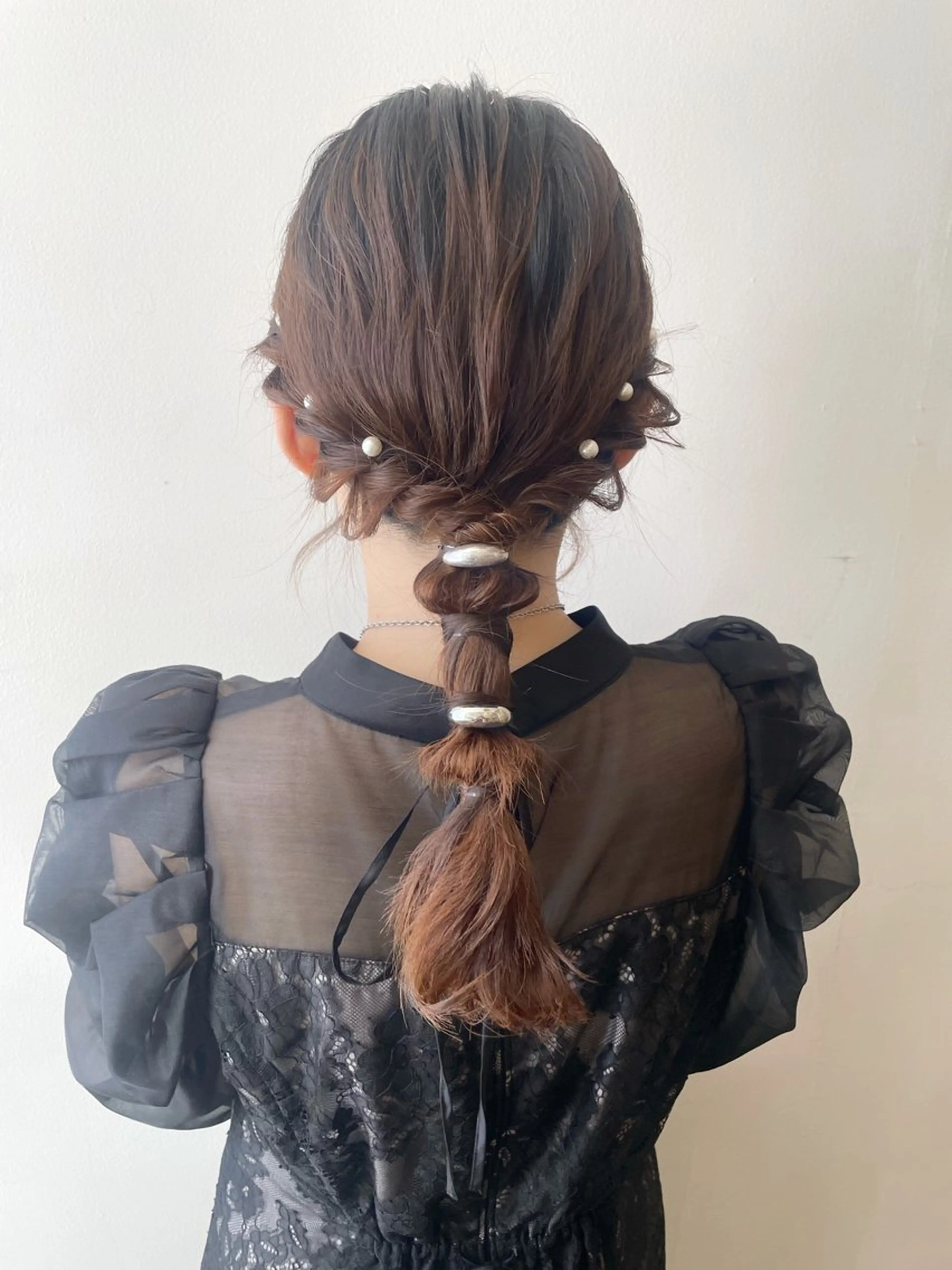 ロング ヘアセット ✨透明感ケアカラー✨ 長野ゆきなのヘアスタイル