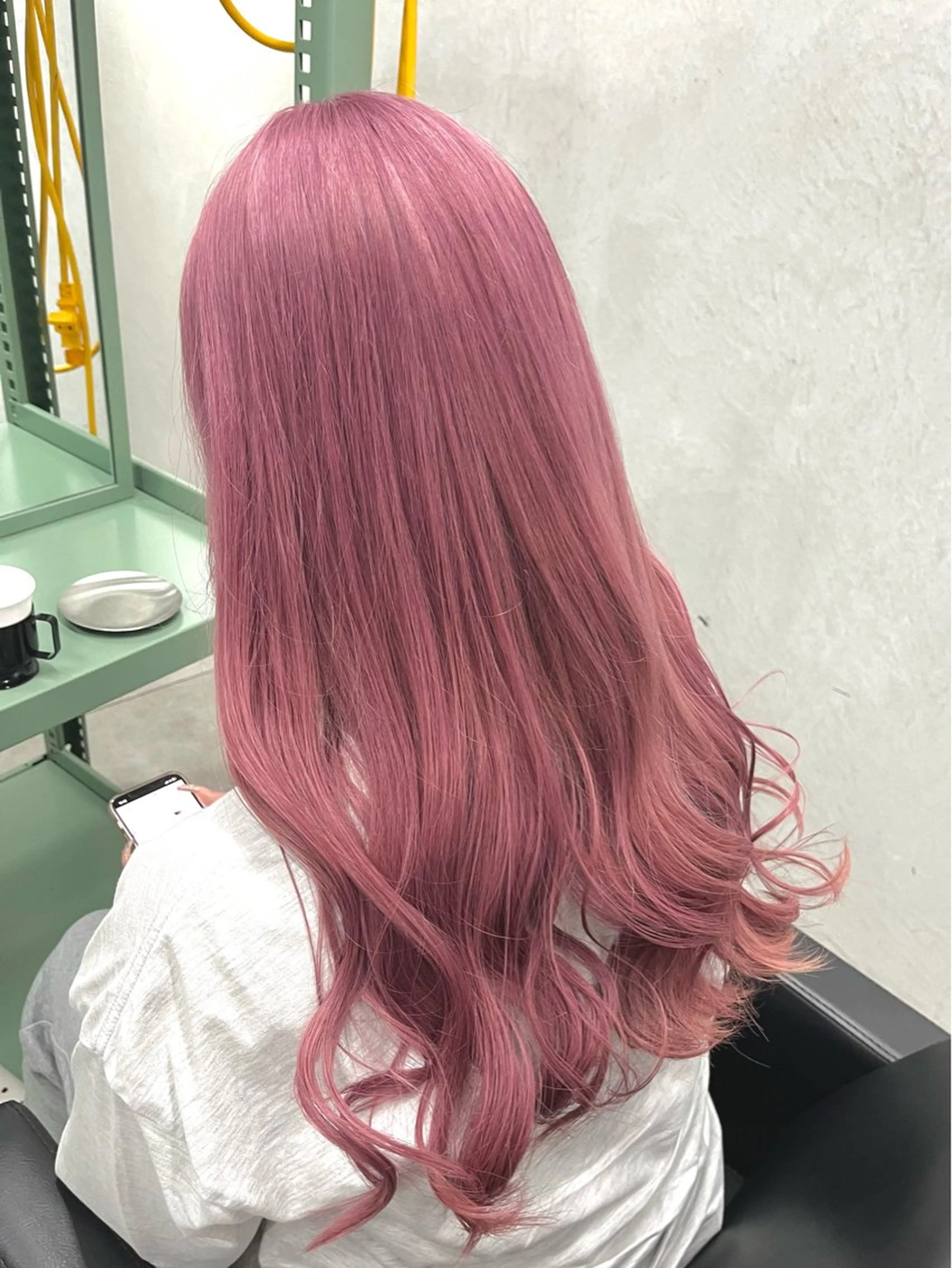 ロング カラー 暖色ハイトーン特化 🥇Mioのヘアスタイル