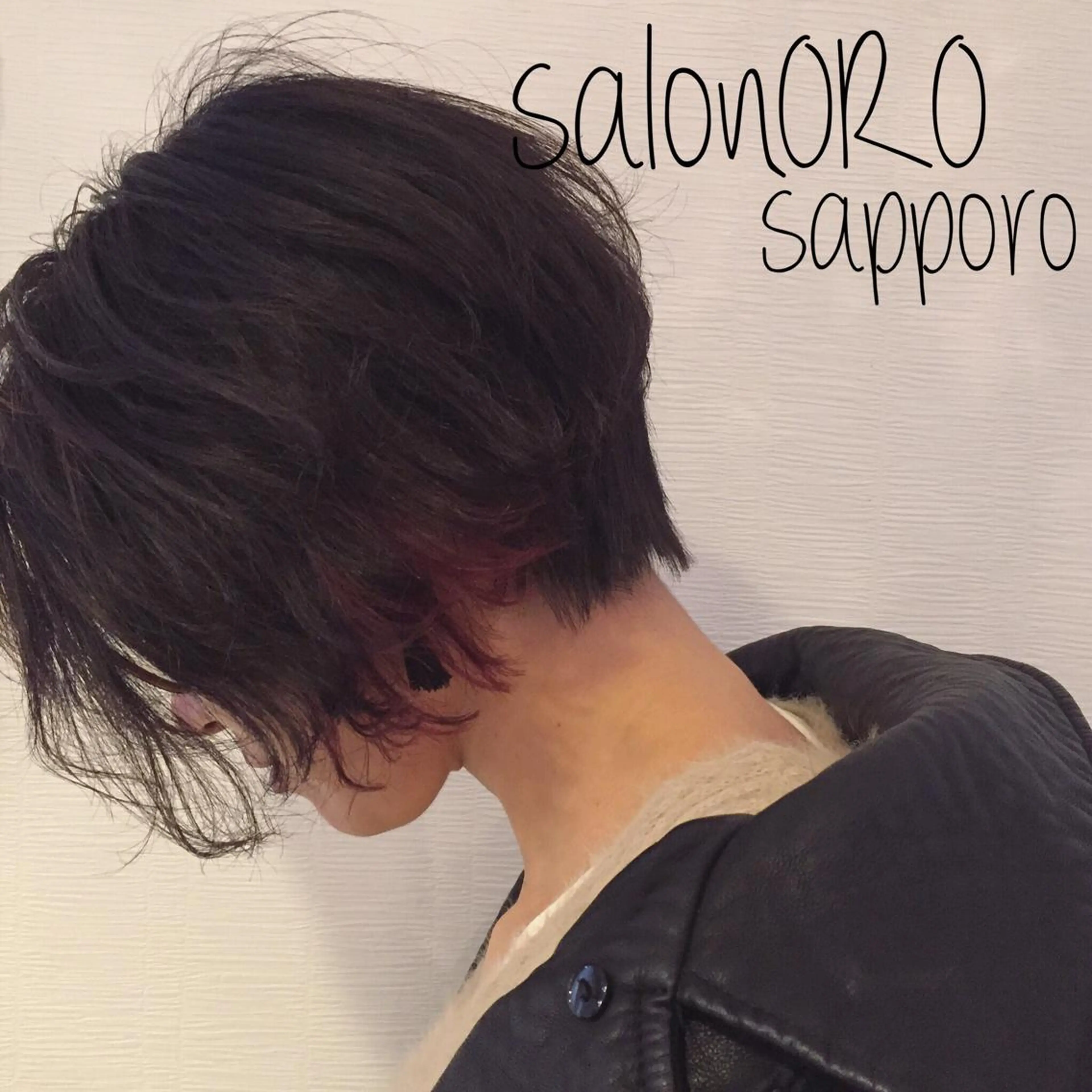 ショート カラー ブリーチ ボルドーカラー ダブルカラー ハイライトカラー インナーカラー カット ヘアカラー トリートメント 池田 真由美のヘアスタイル