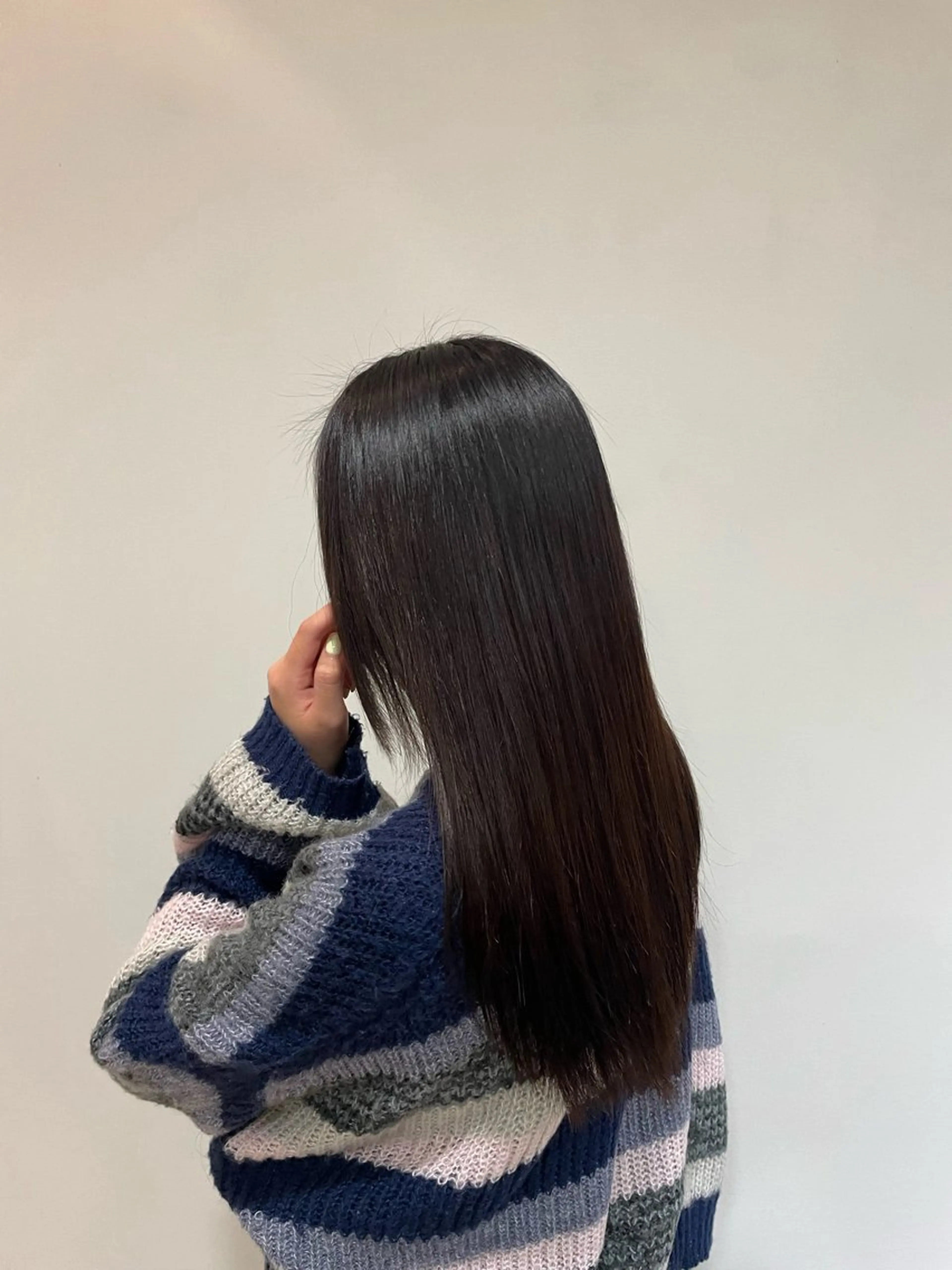 ロング 縮毛矯正 トリートメント 【夜限定美容師】 えしまけんたのヘアスタイル