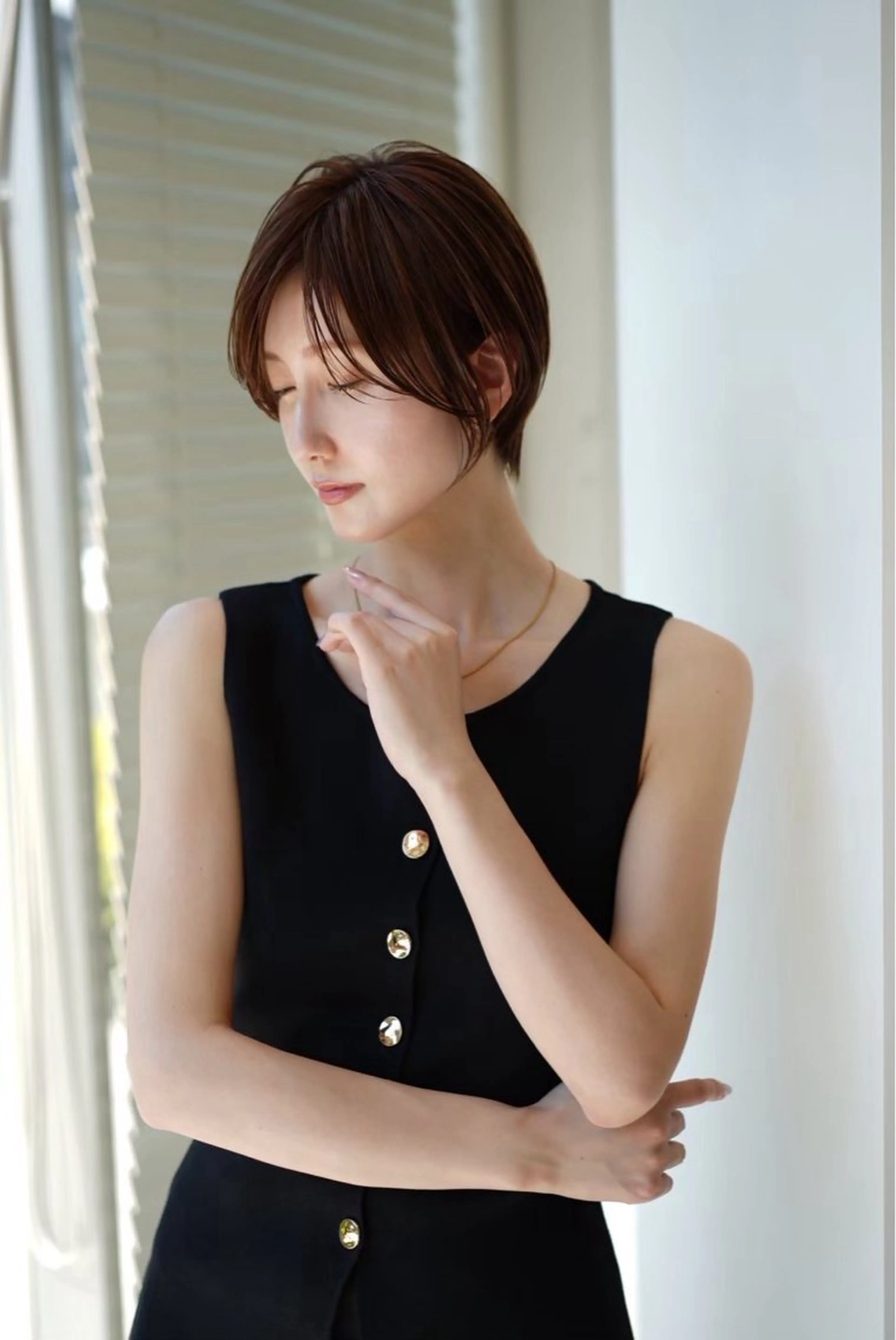 ショート カラー 加賀 千聖 /soigneのヘアスタイル