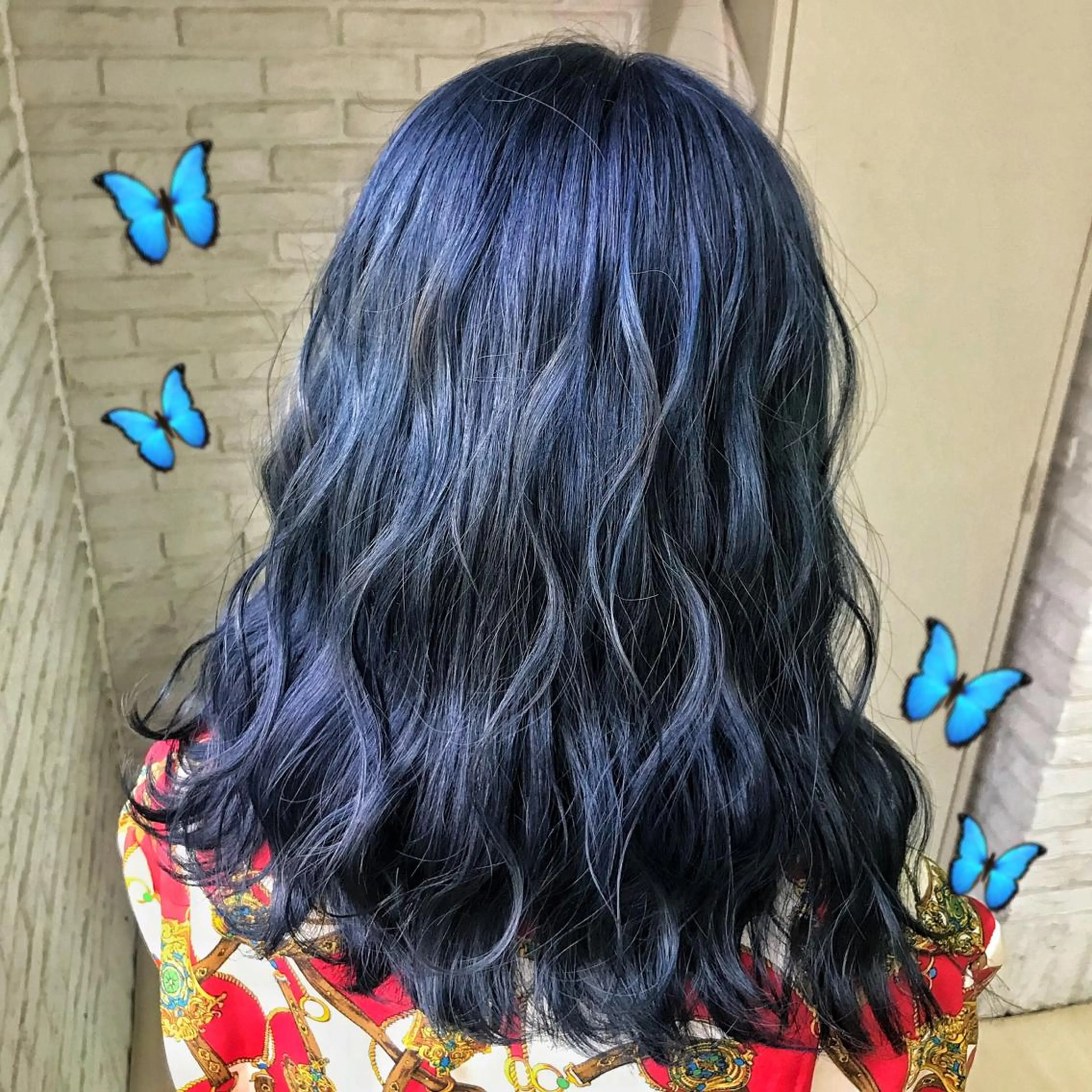 セミロング メンズ縮毛矯正 ニュアンスパーマのヘアスタイル