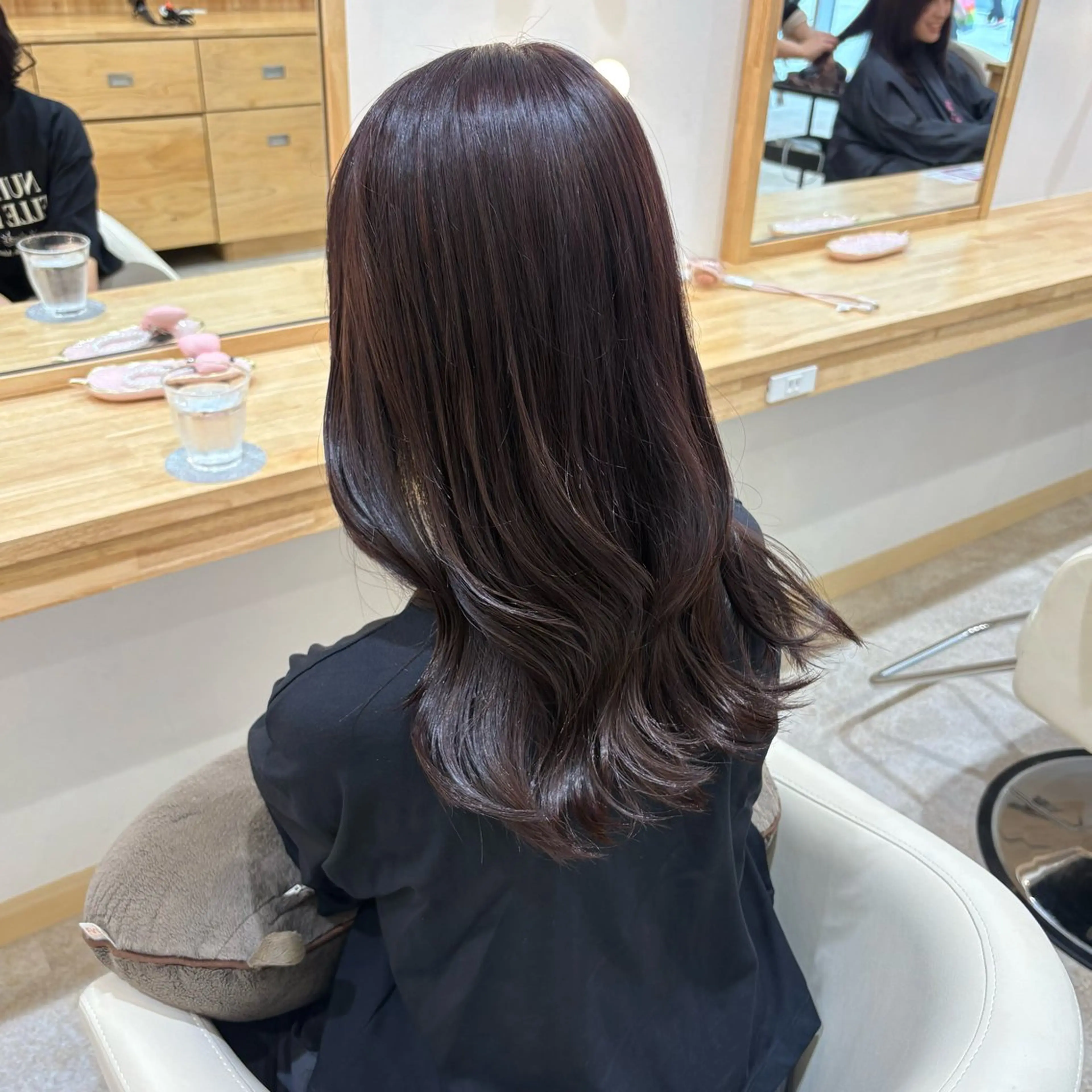 ロング カラー ブラウンカラー ラベンダーカラー 顔まわり/透け感 カラー/青栁優🔆のヘアスタイル