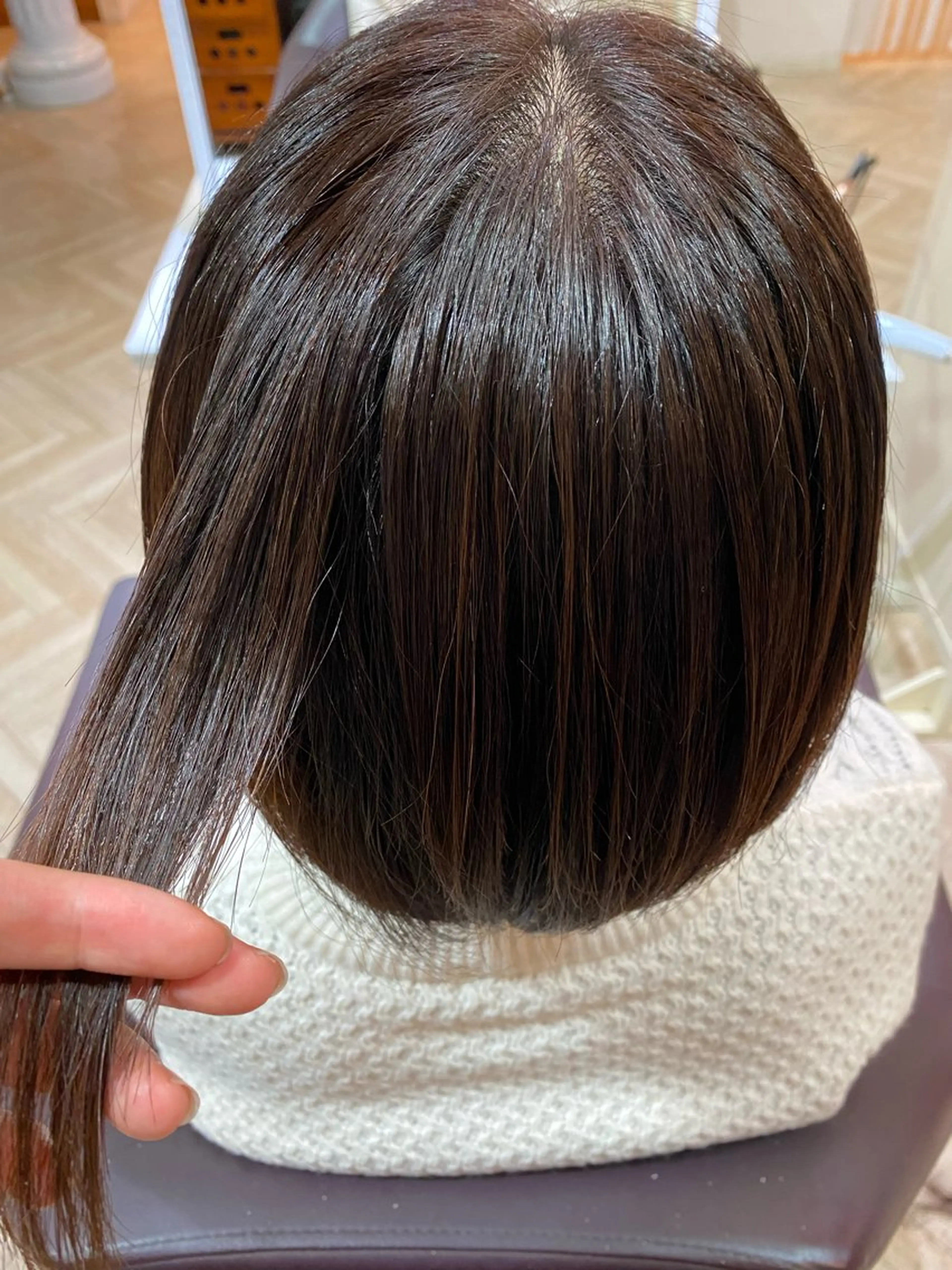 ショート カラー ブラウンカラー ピンクカラー ピンクブラウン カット ヘアカラー Reginavita栄店 【レジナヴィータ】所属・鈴木 二依奈のヘアスタイル