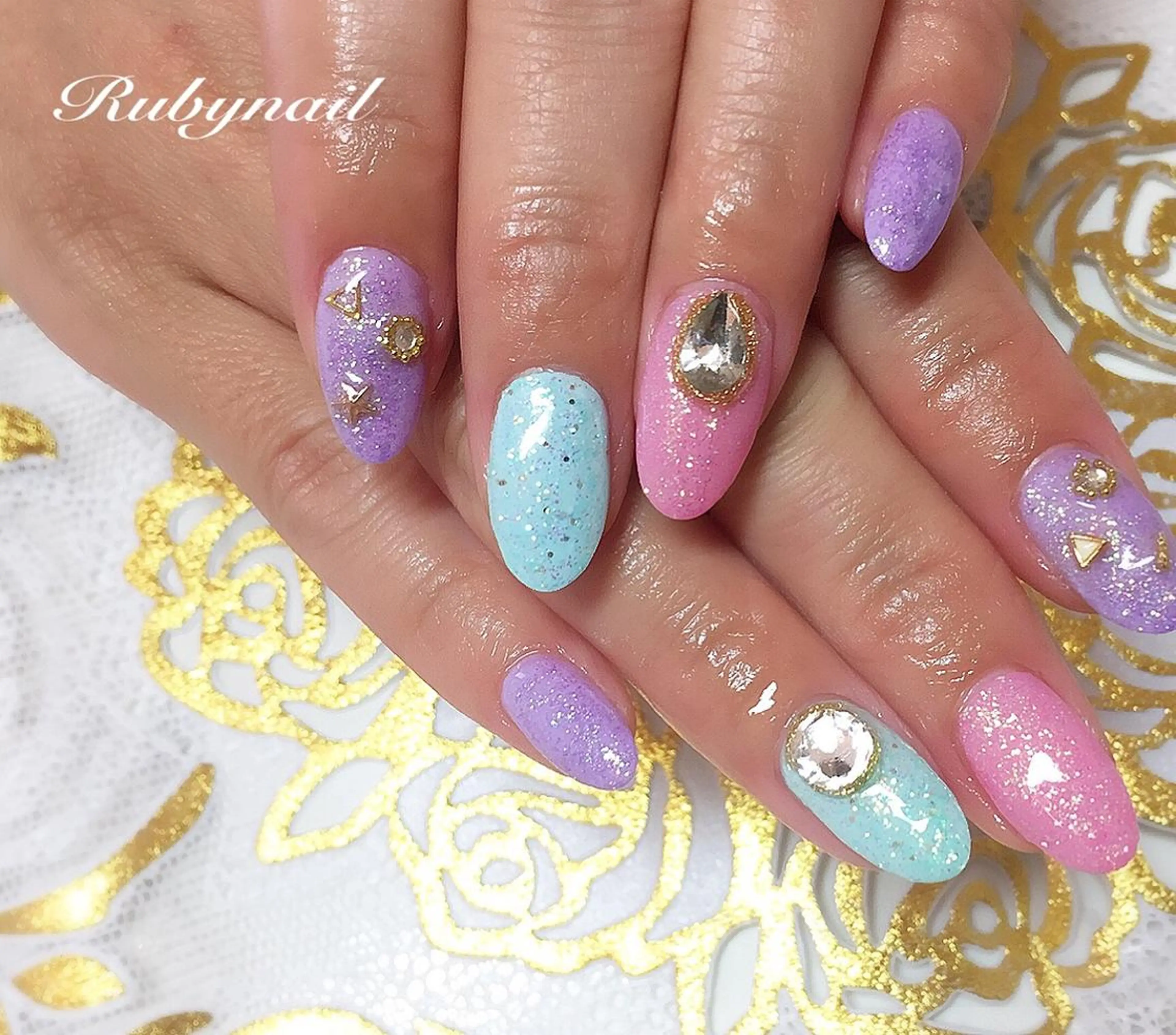 ネイル パステルネイル Rubynail所属・プライベートサロン Rubynailのネイルデザイン