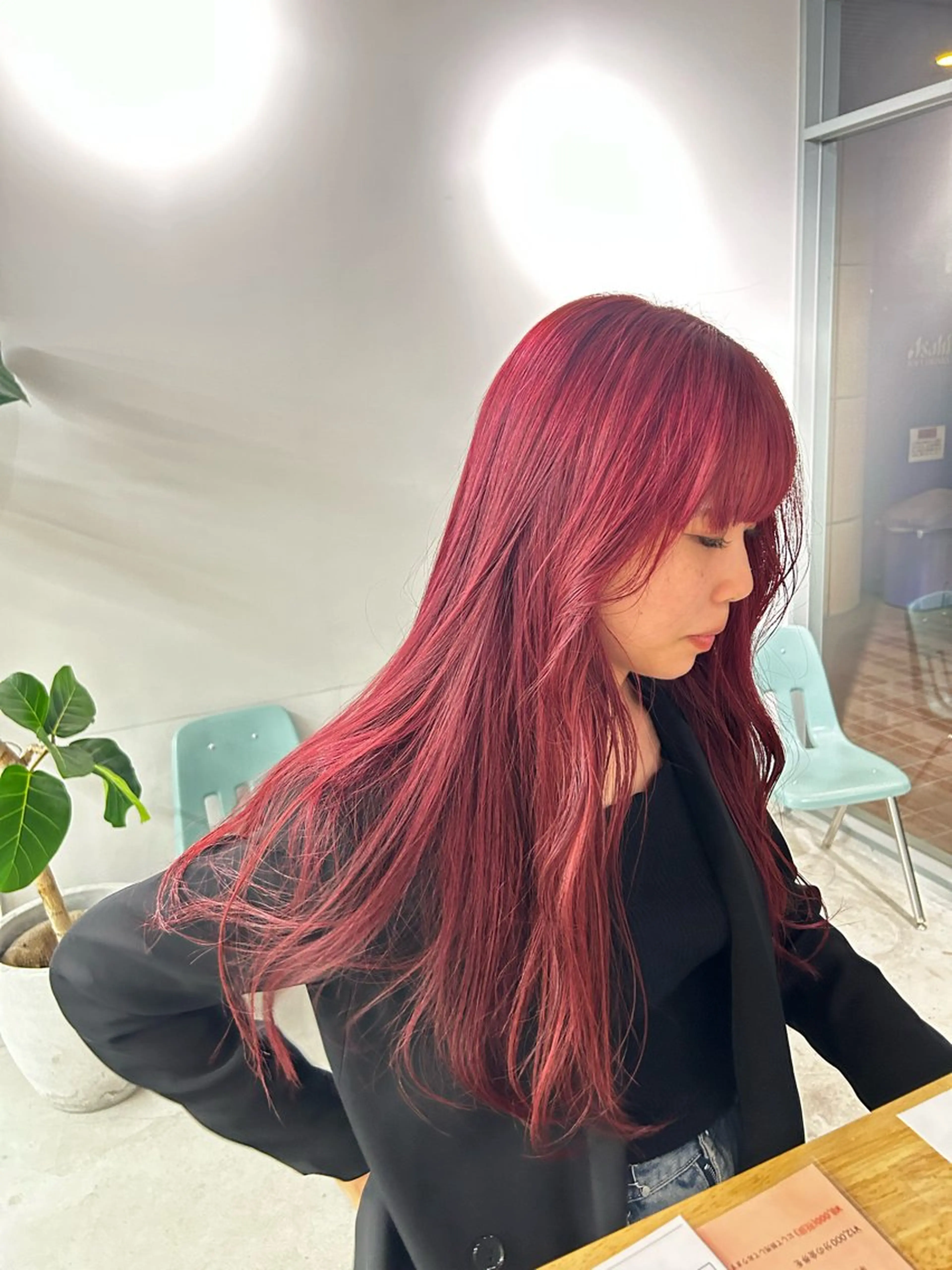 カラー ベージュカラー/栄 透明感カラー/さあらのヘアスタイル