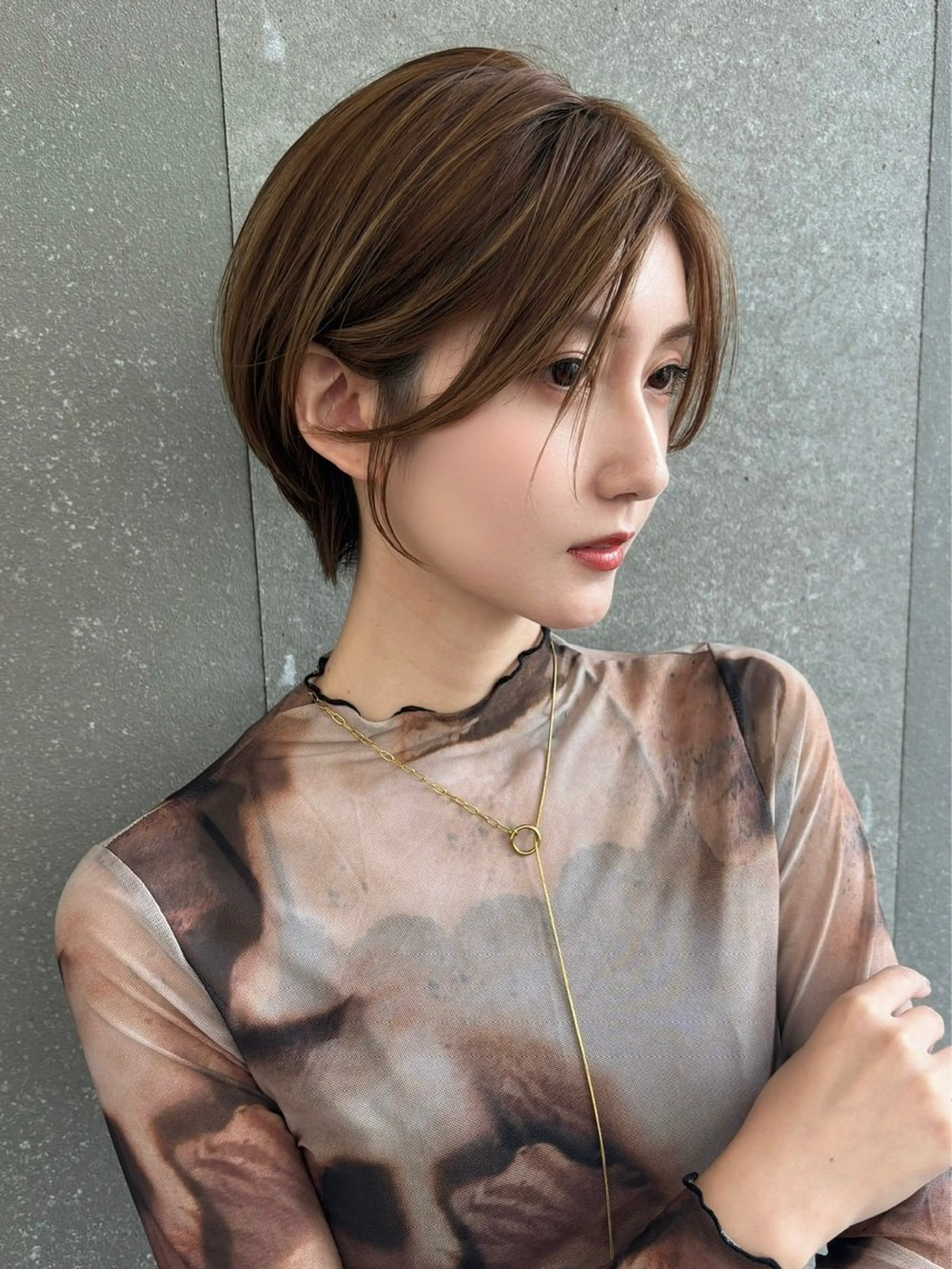 ショート くびれヘア ショートヘア 縮毛矯正/髪質改善 🌟本郷壮一郎のヘアスタイル