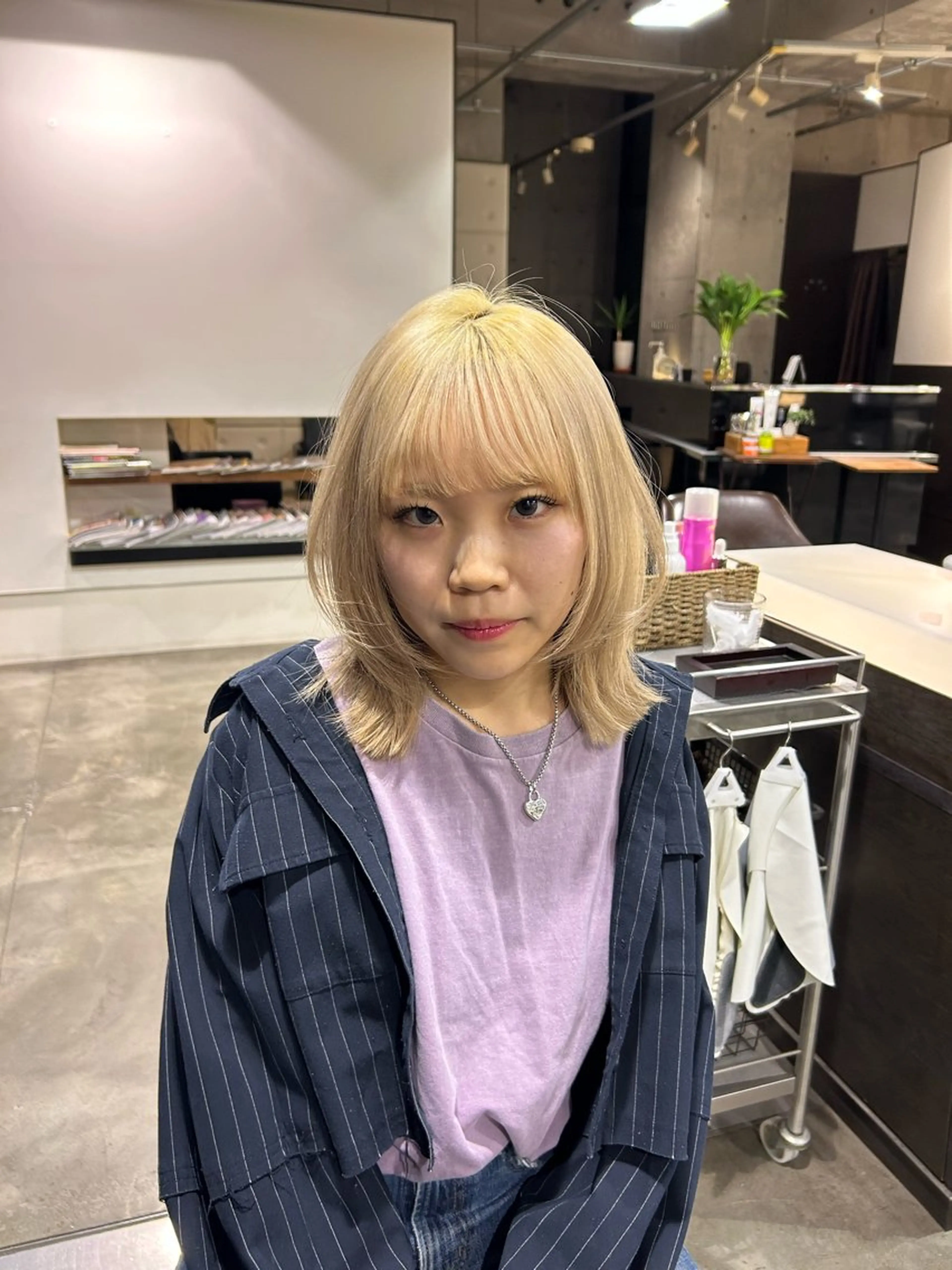 ミディアム レイヤーカット レイヤー💫パーマ 🌙 nanacoのヘアスタイル