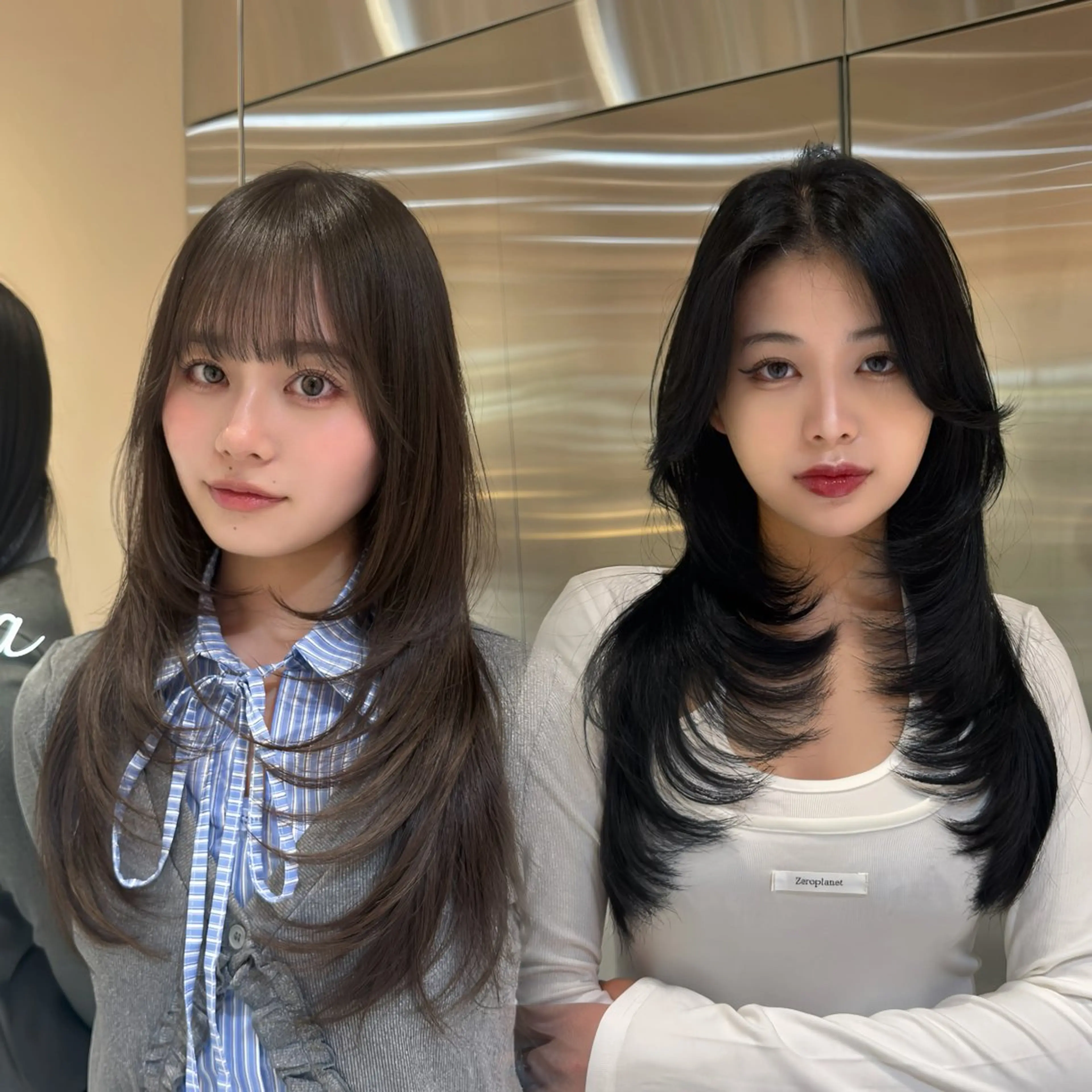 ロング カラー カット ヘアカラー トリートメント 絶対垢抜けレイヤー/ 透明感カラーリョウヤのヘアスタイル