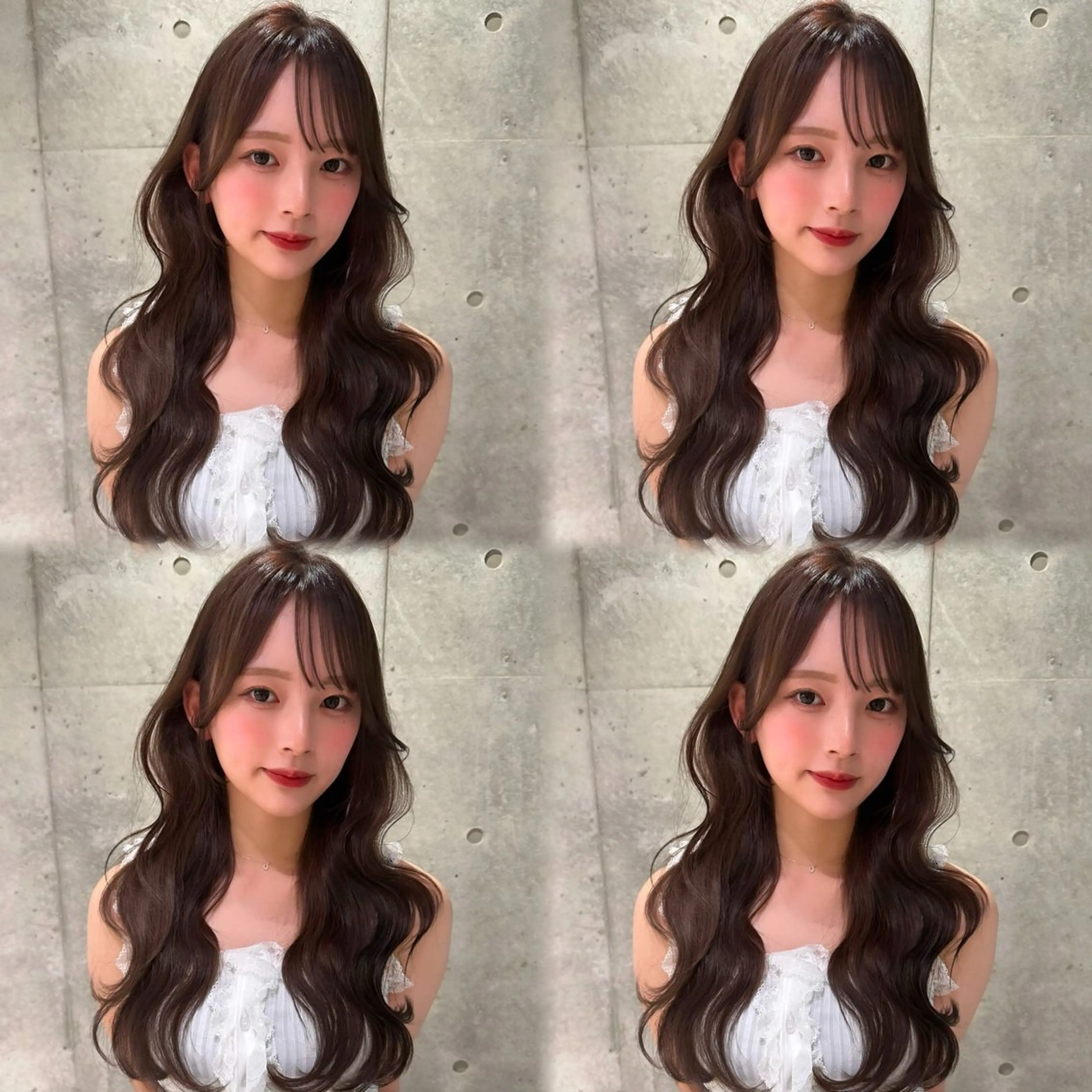 ロング 璃 音のヘアスタイル