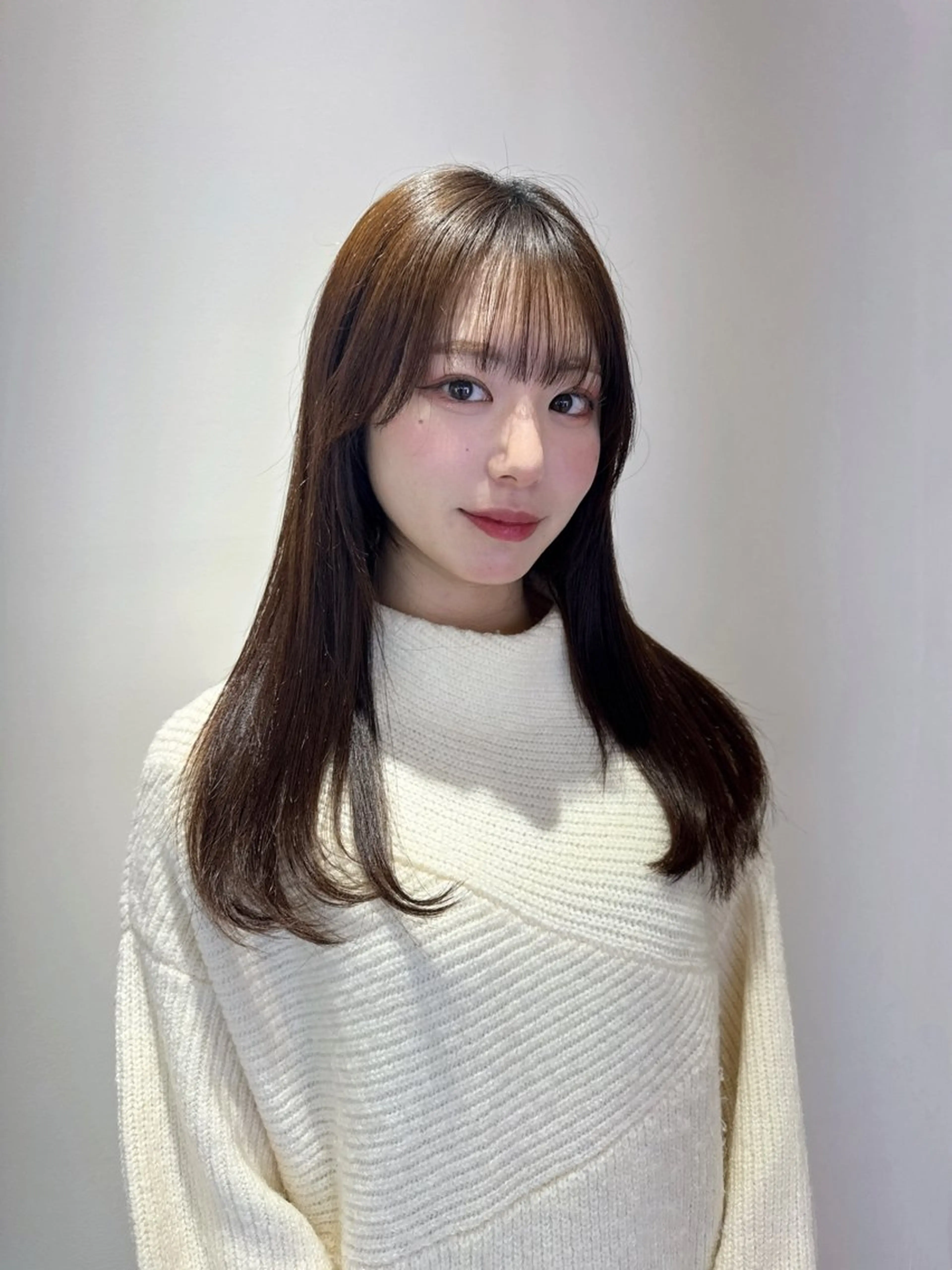 ロング カラー ブラウンカラー オリーブブラウン 透明感のあるモテ艶髪 🫧AYAKAのヘアスタイル