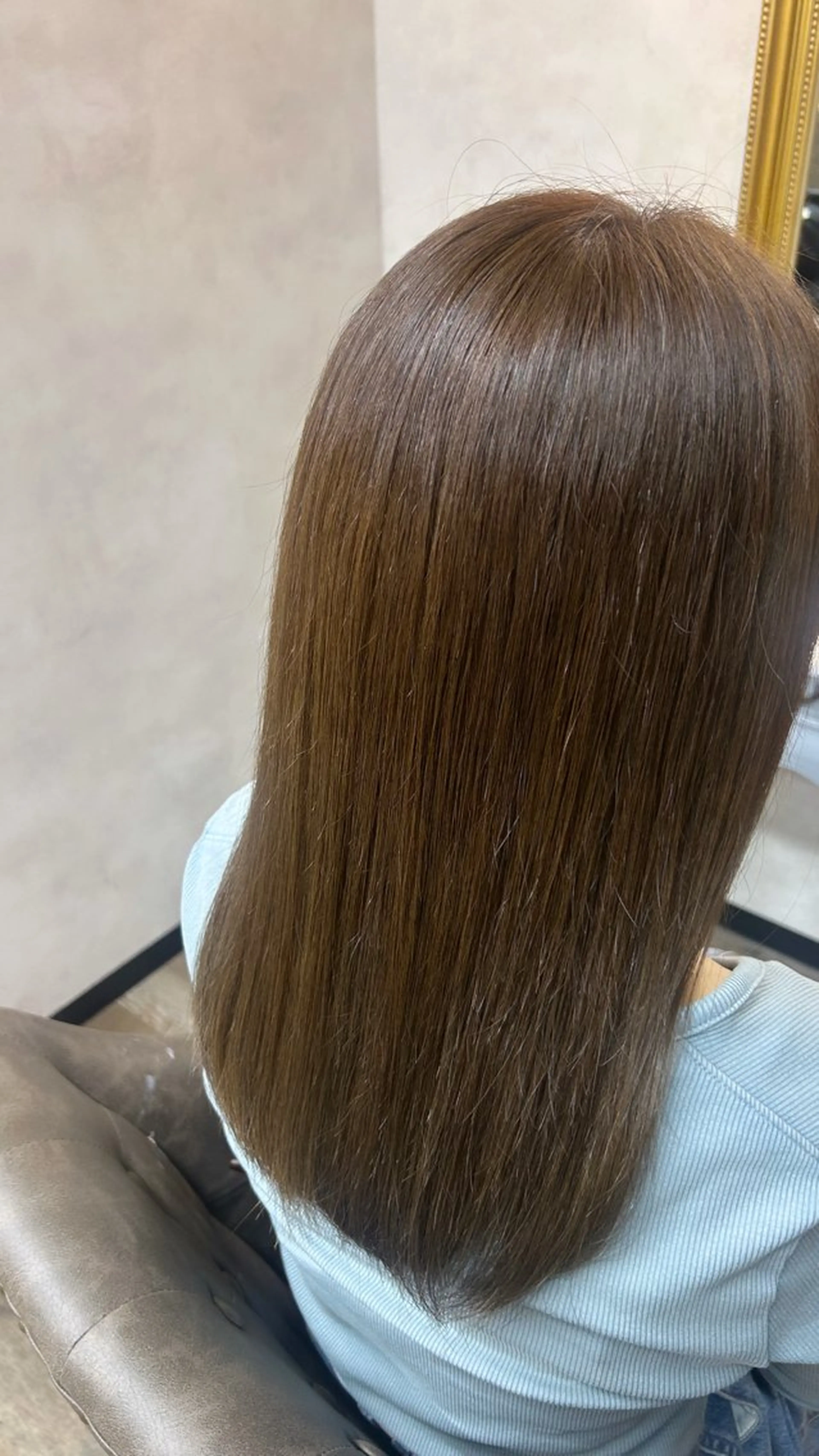 セミロング 🌼髪質整形🧸 艶カラー🌼珠理のヘアスタイル