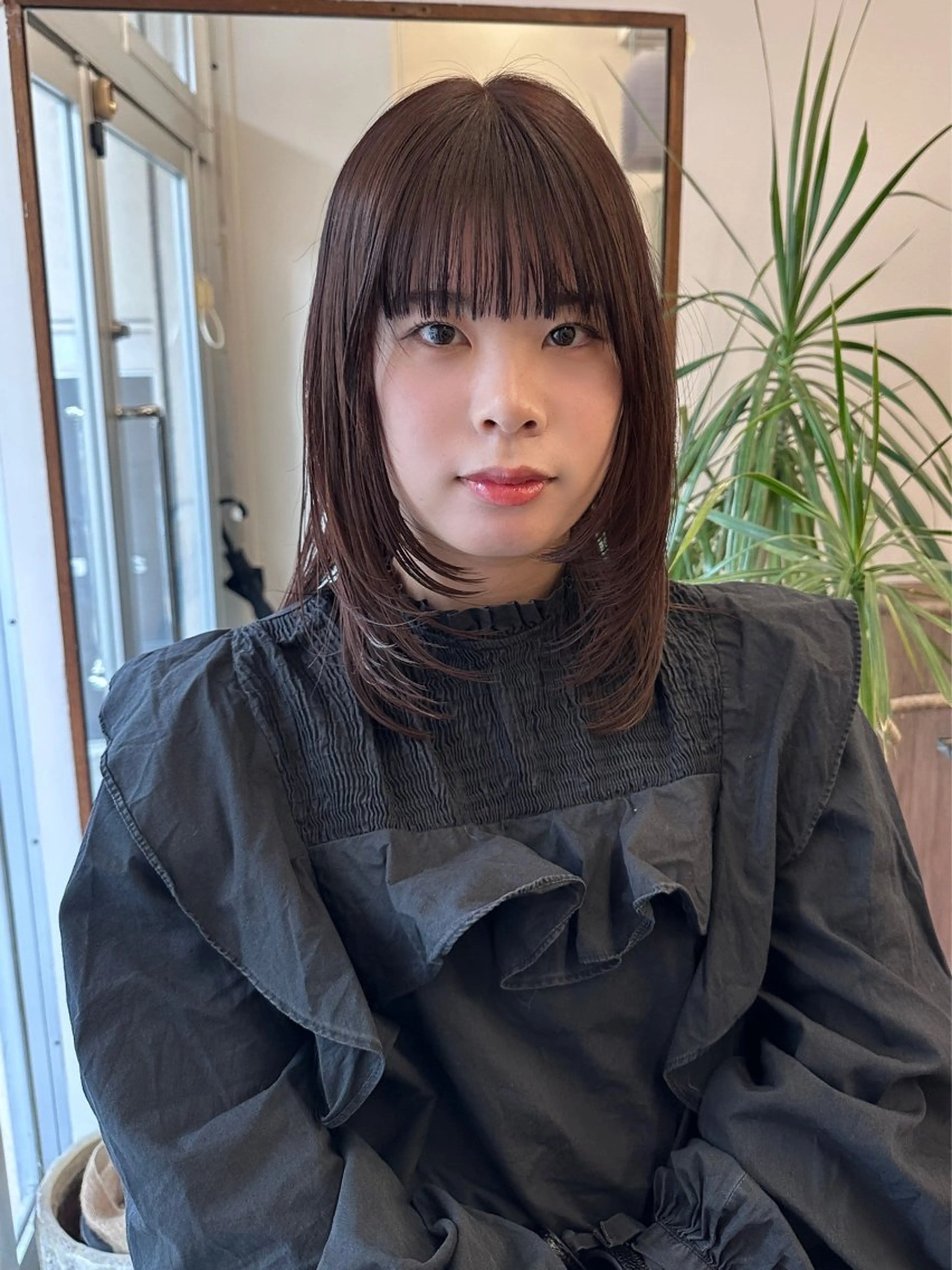 セミロング カット ヘアカラー トリートメント 🐏nao /レイヤーカット🐏のヘアスタイル