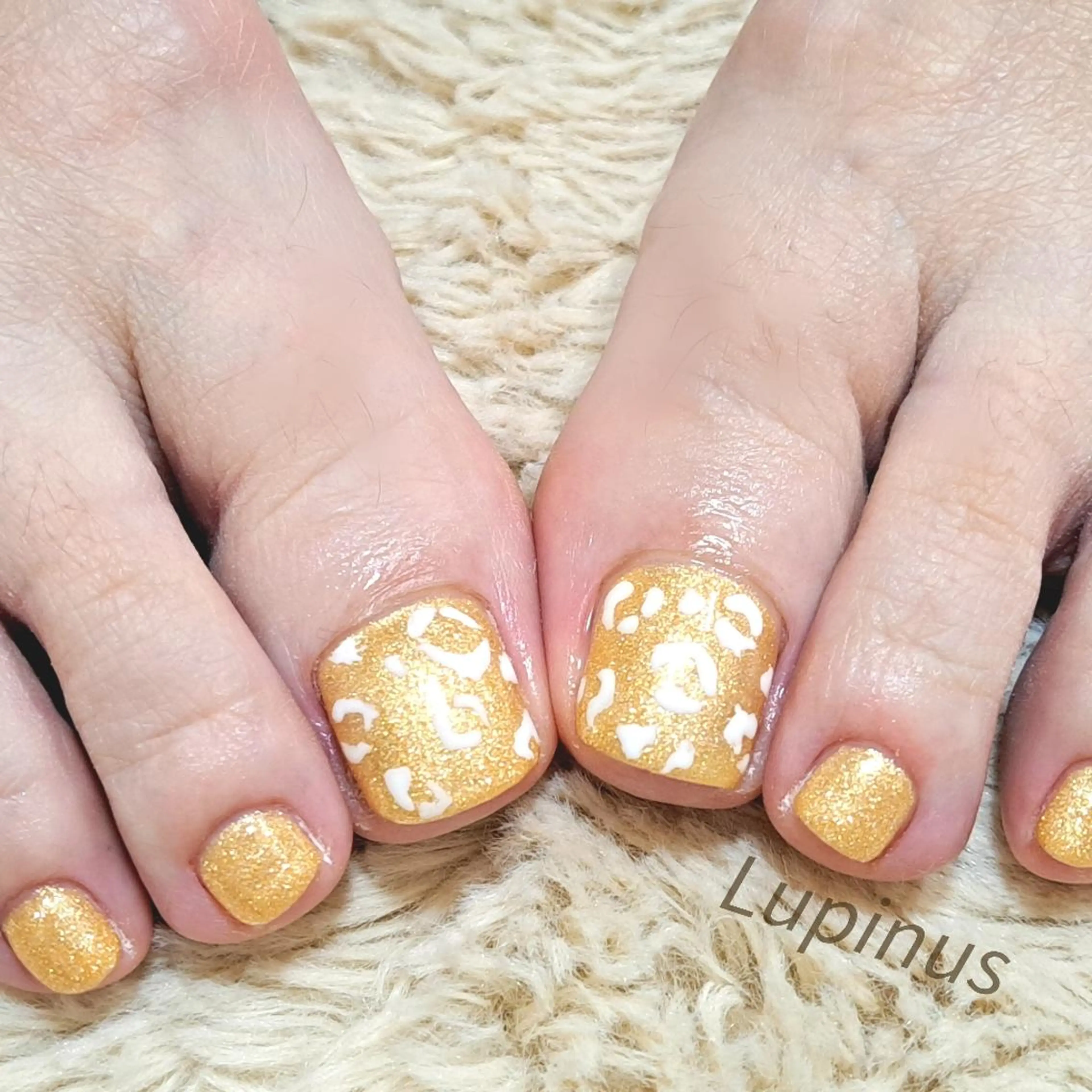 ネイル アニマル柄 春ネイル Lupinus所属・Lupinus ルピナスのネイルデザイン