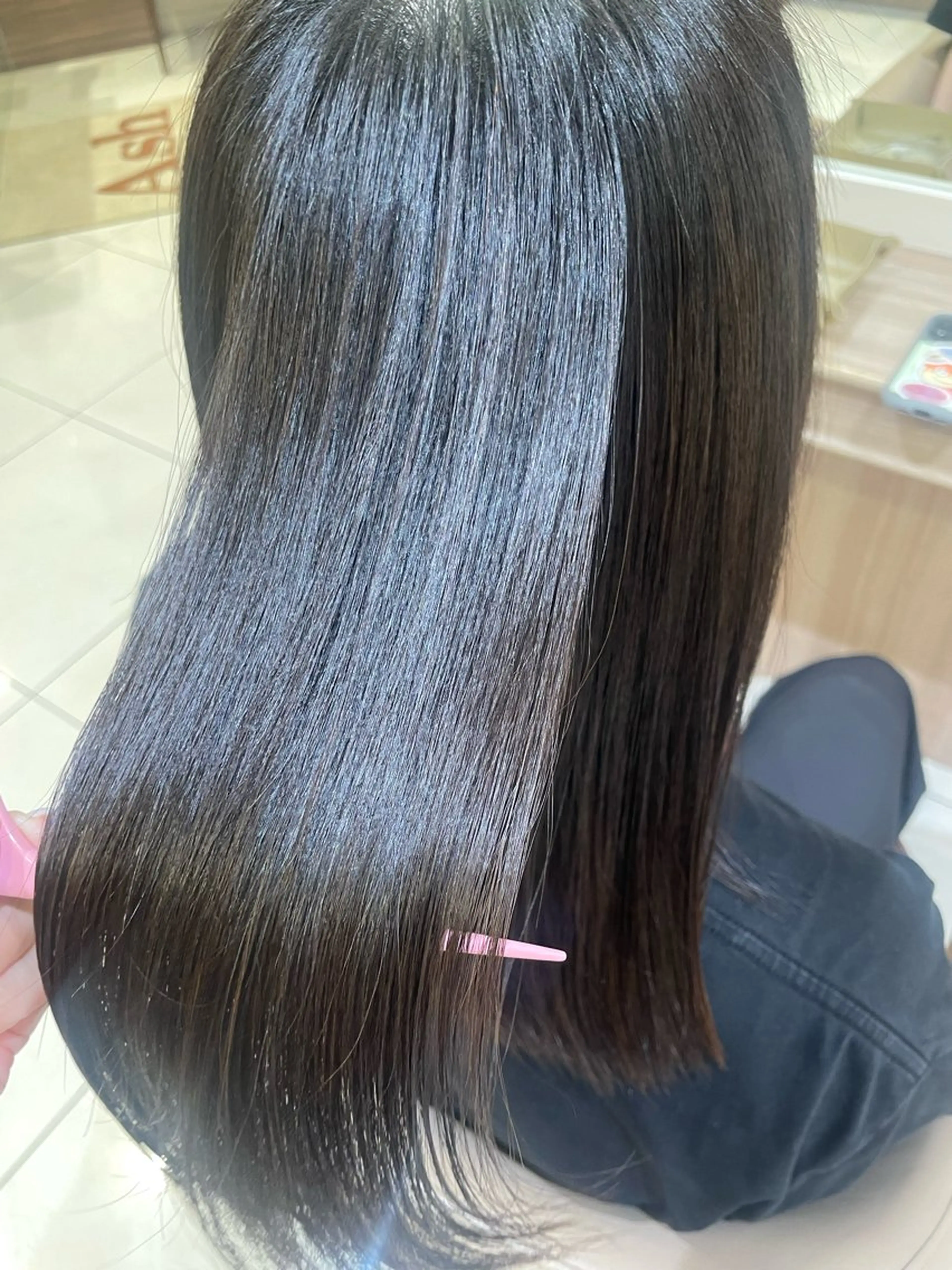 セミロング パーマ カット 縮毛矯正 トリートメント 韓国ヘアメイク🎀/ 縮毛矯正✨山本媛香のヘアスタイル