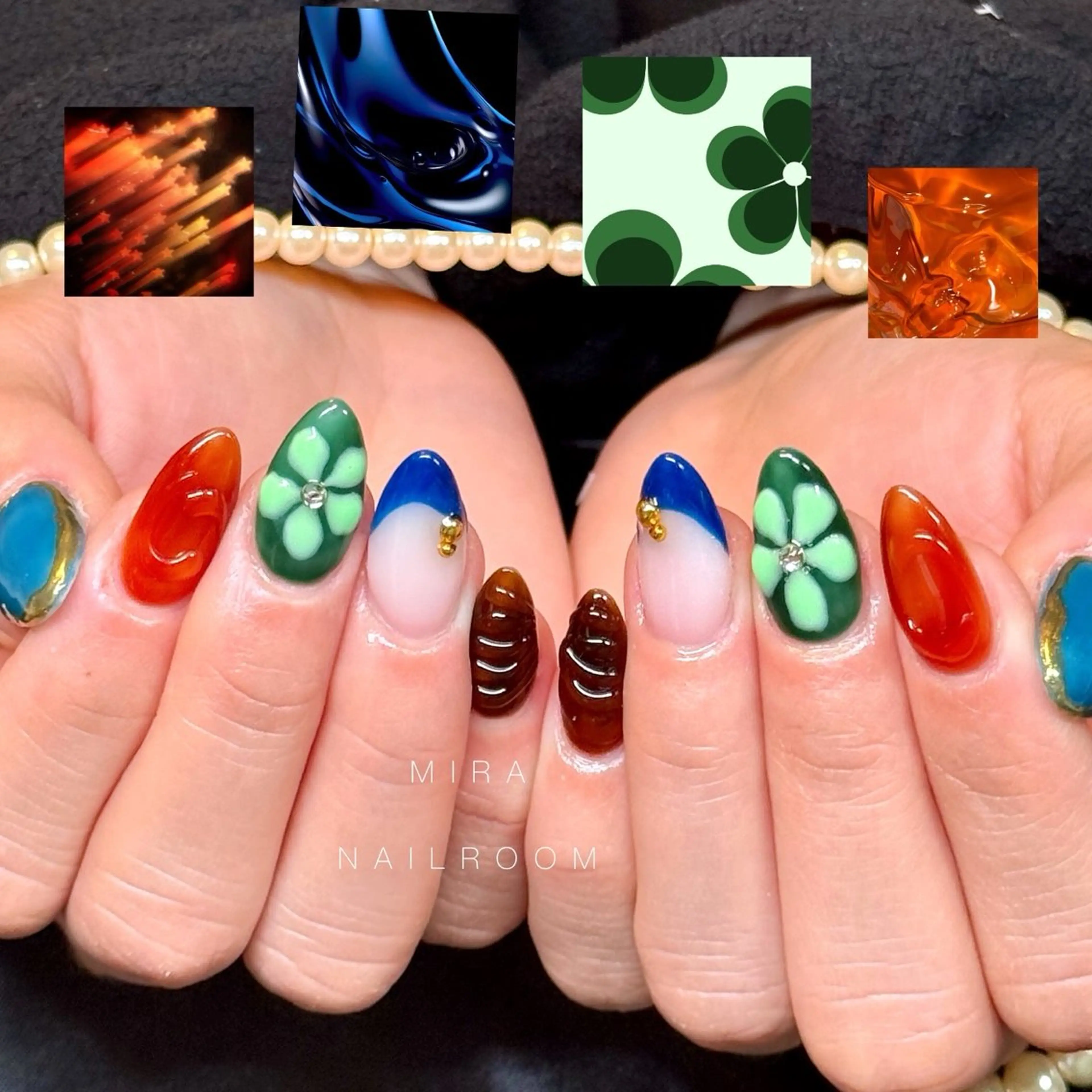 ネイル 長さ出し 持ち込み MIRA NAILROOMのネイルデザイン