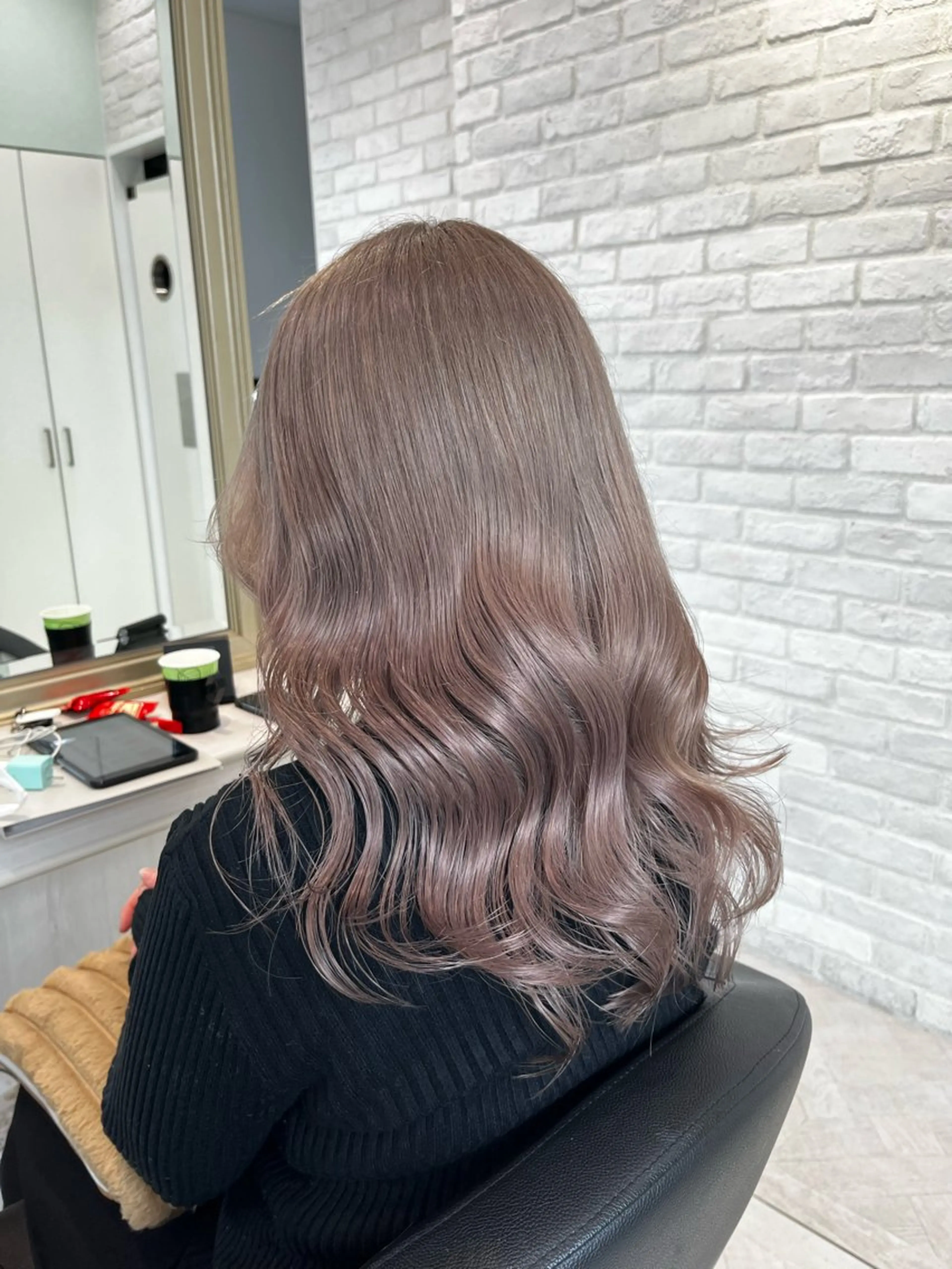 セミロング カラー ヘアカラー トリートメント 上尾/ママ美容師🫧 𝐌𝐞𝐢のヘアスタイル