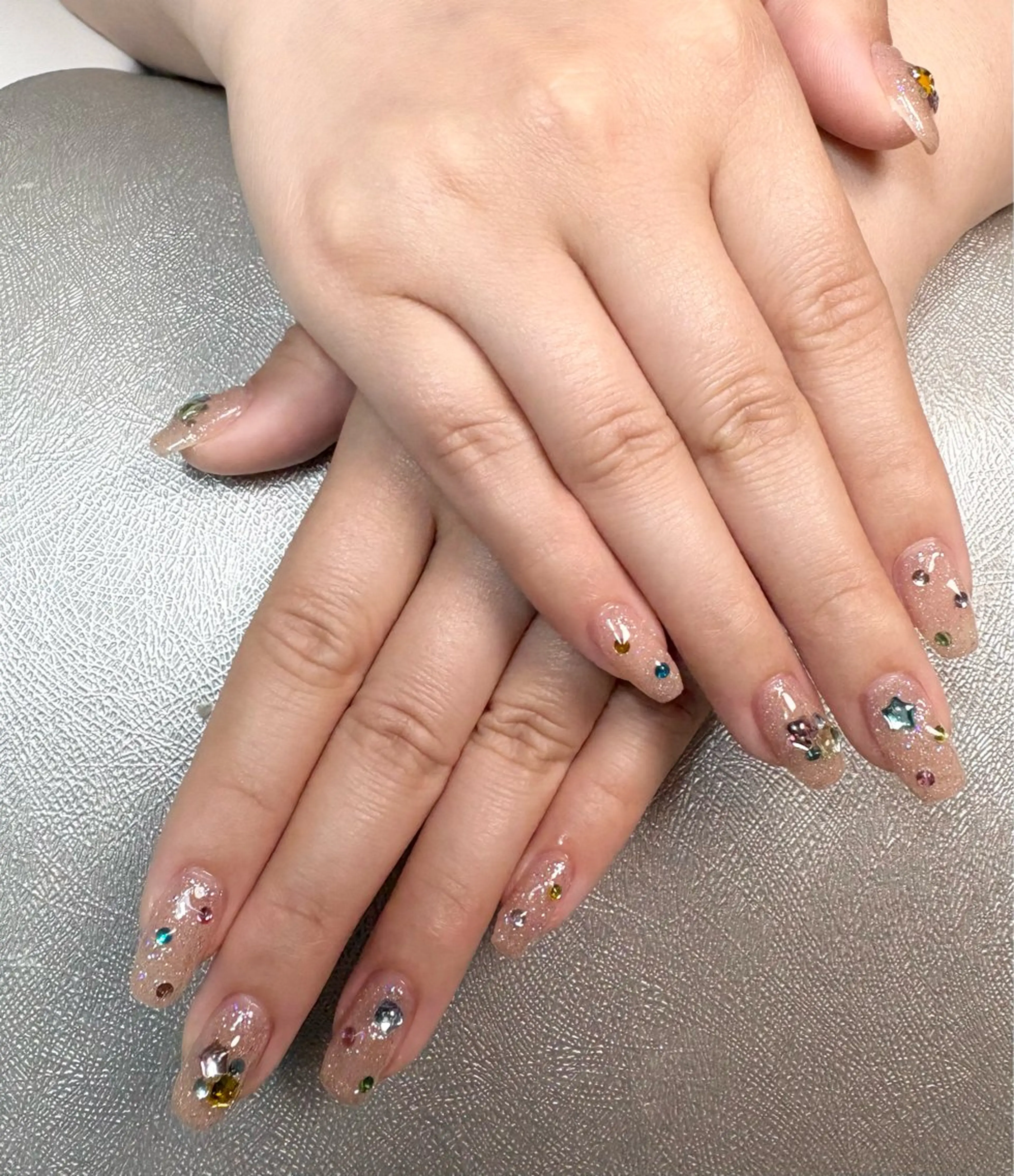 ネイル フラッシュネイル キラキラネイル ハンドネイル ✨韓国✨nail salonLumieのネイルデザイン