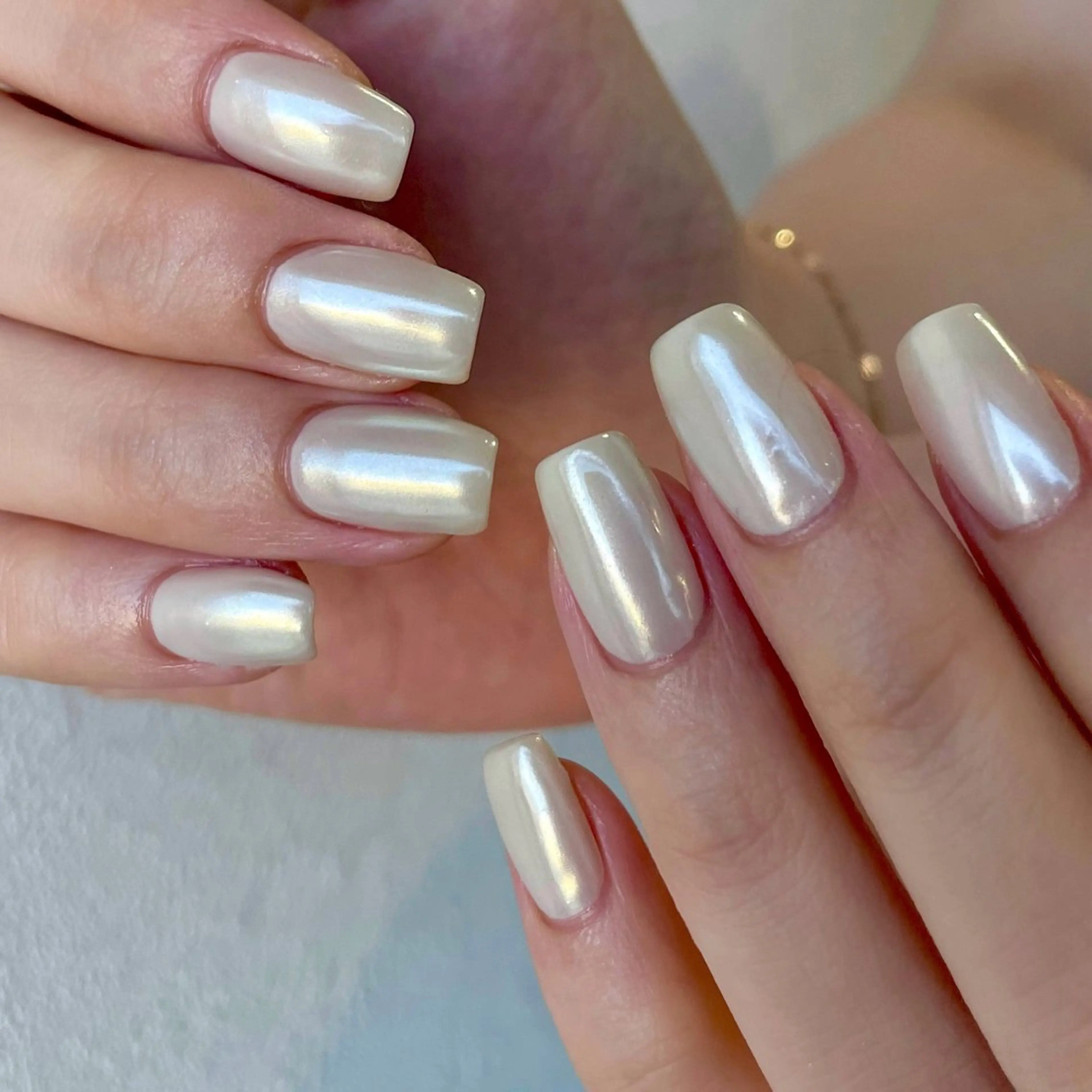 ネイル アートネイル オーロラネイル ジェルネイル 持ち込み ニュアンスネイル ハンドネイル norme_ akiのネイルデザイン