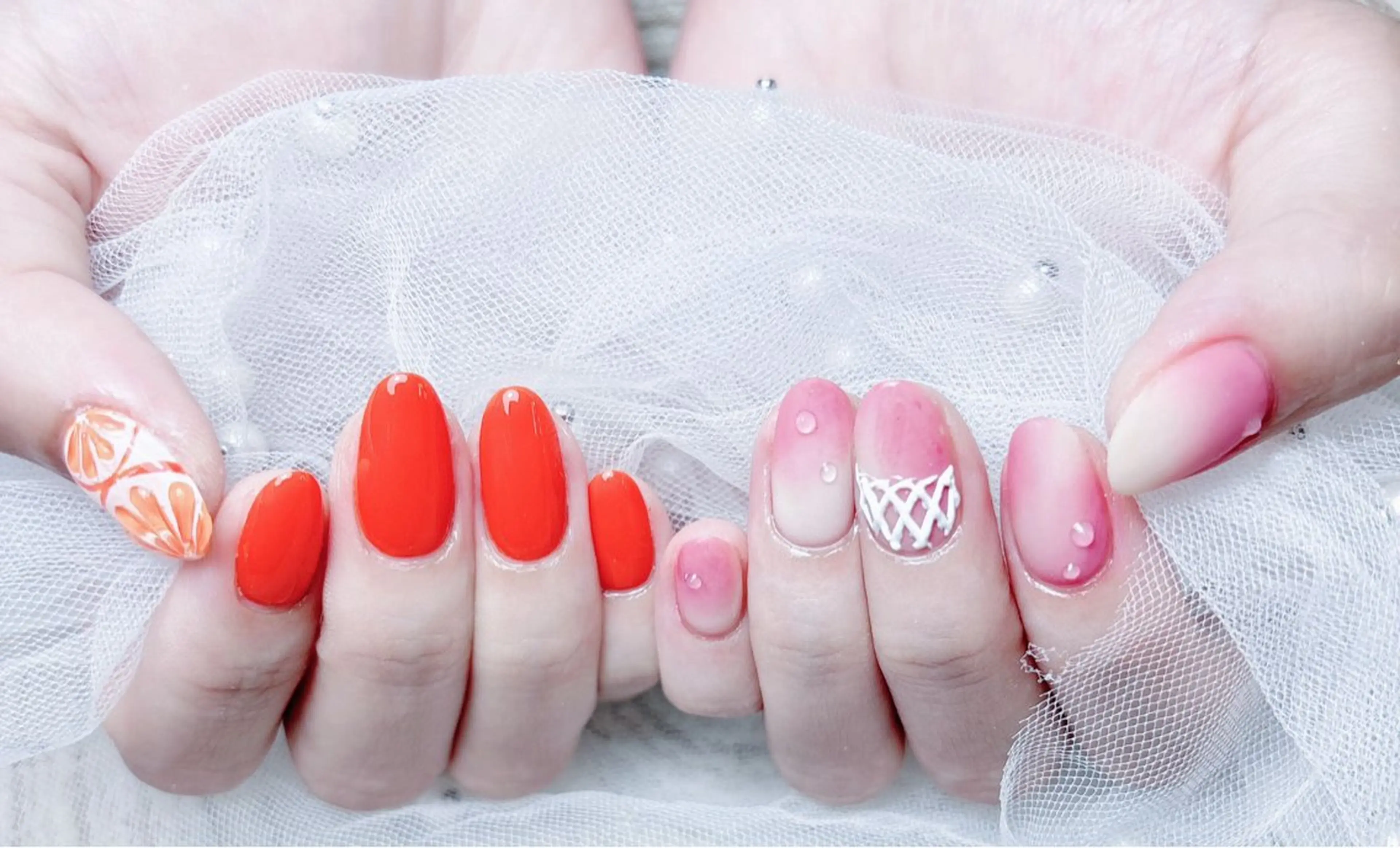 ネイル M🌷nail 長さだし専門店のネイルデザイン
