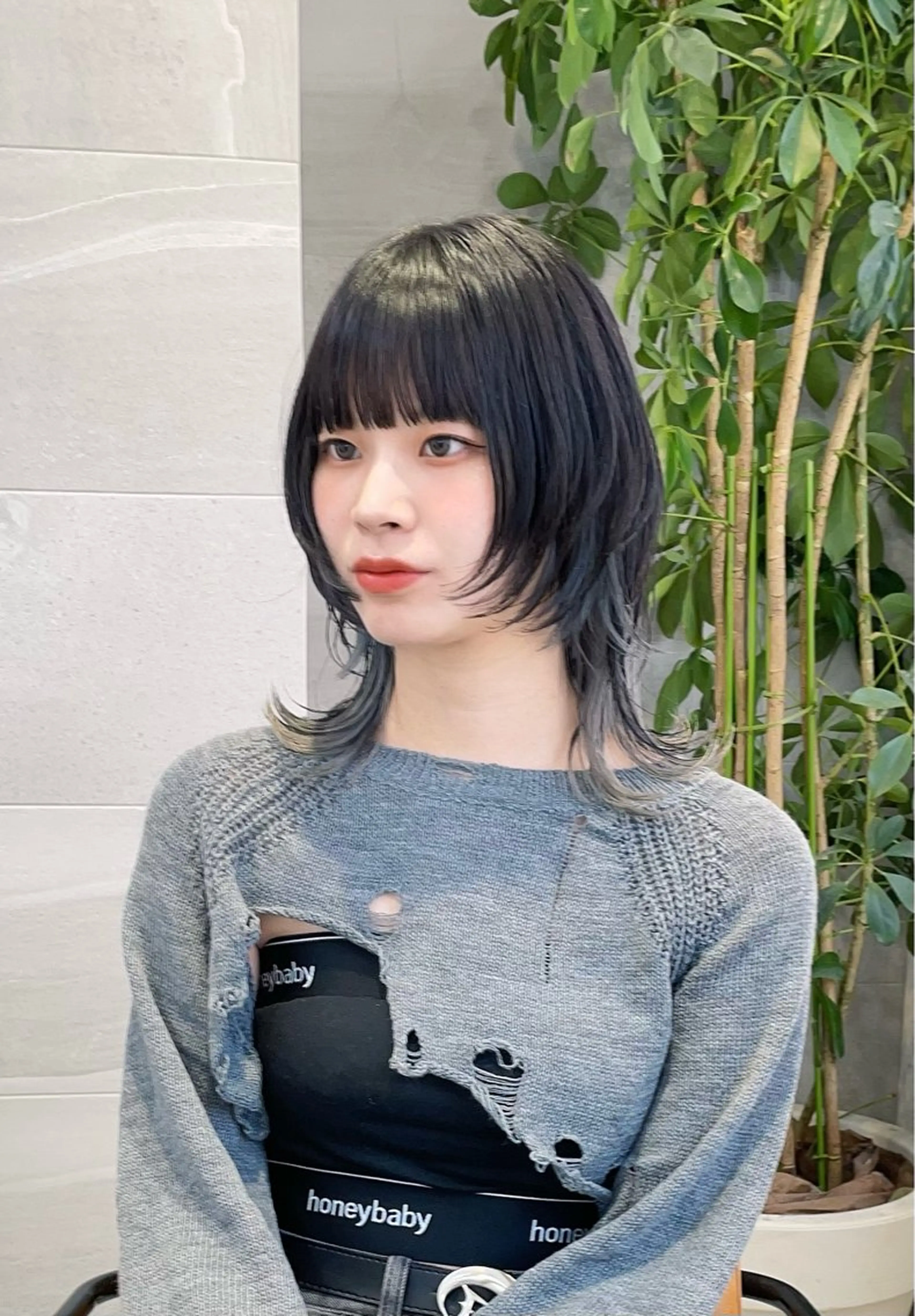 ミディアム ウルフカット ガレリアエレガンテ栄店所属・ウルフカット/ ハッシュカット/山路のヘアスタイル