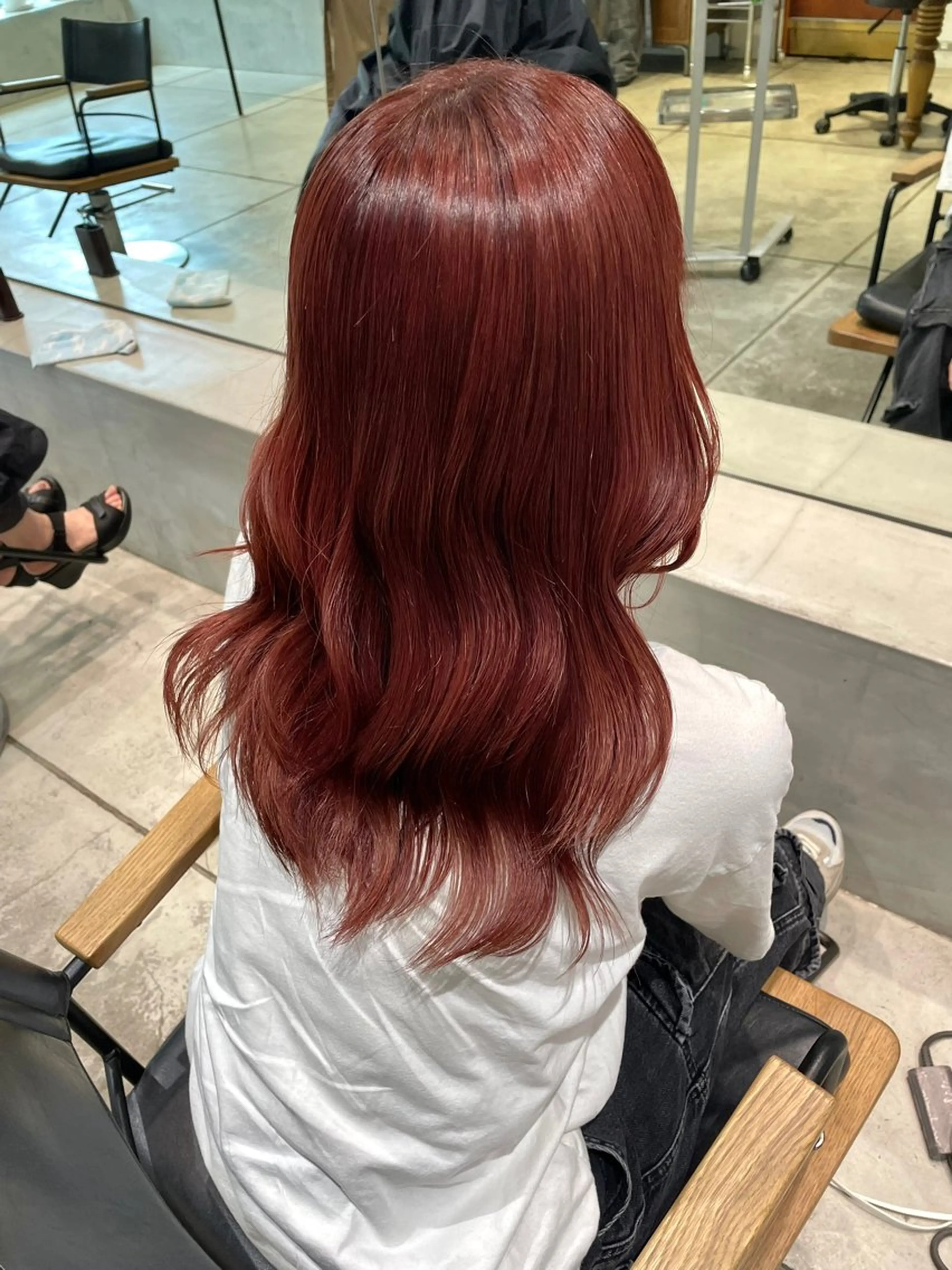 セミロング カラー ユウナ🎀レイヤー/ 暖色カラーのヘアスタイル