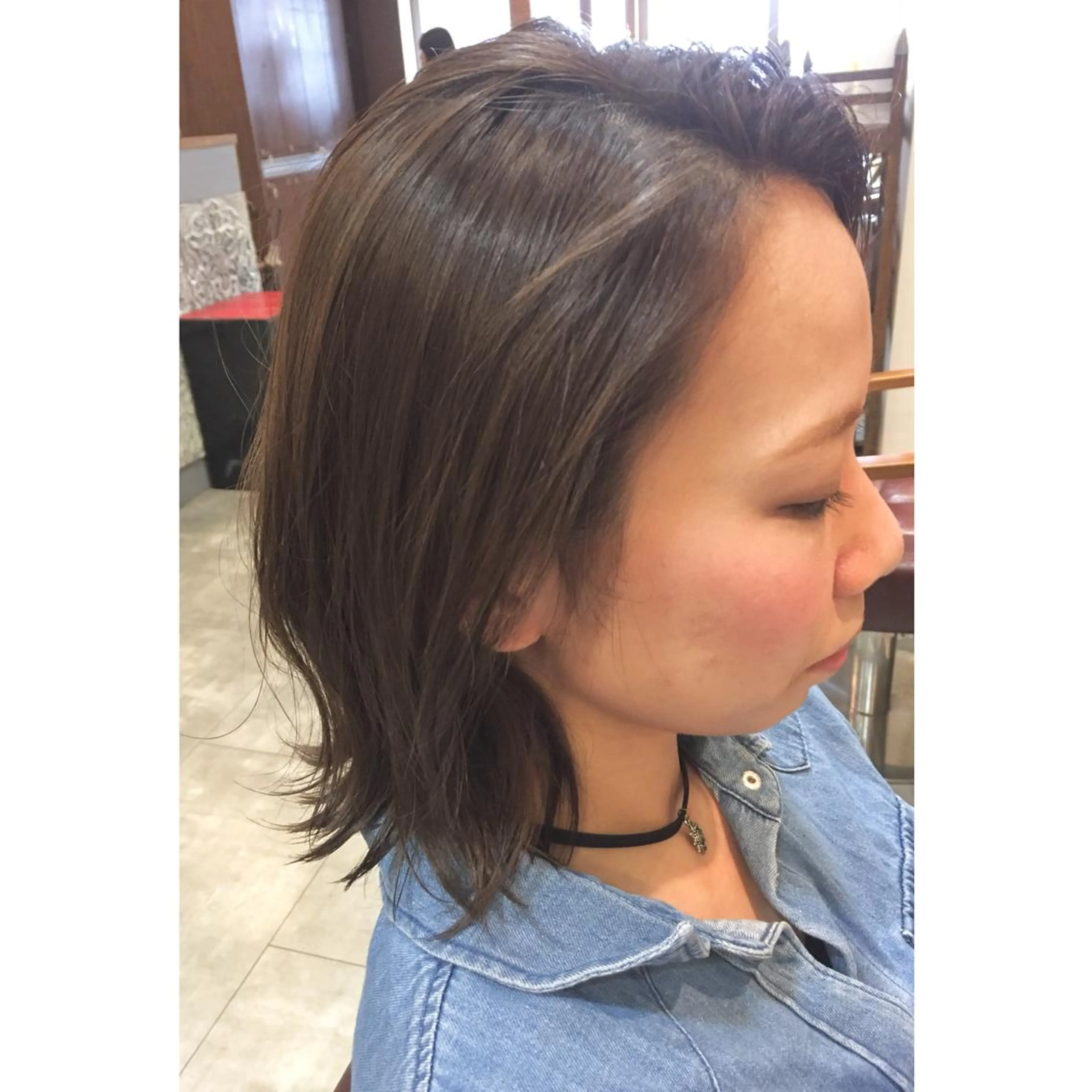 ショート カラー 透明感/ 美髪矯正/田中恭のヘアスタイル