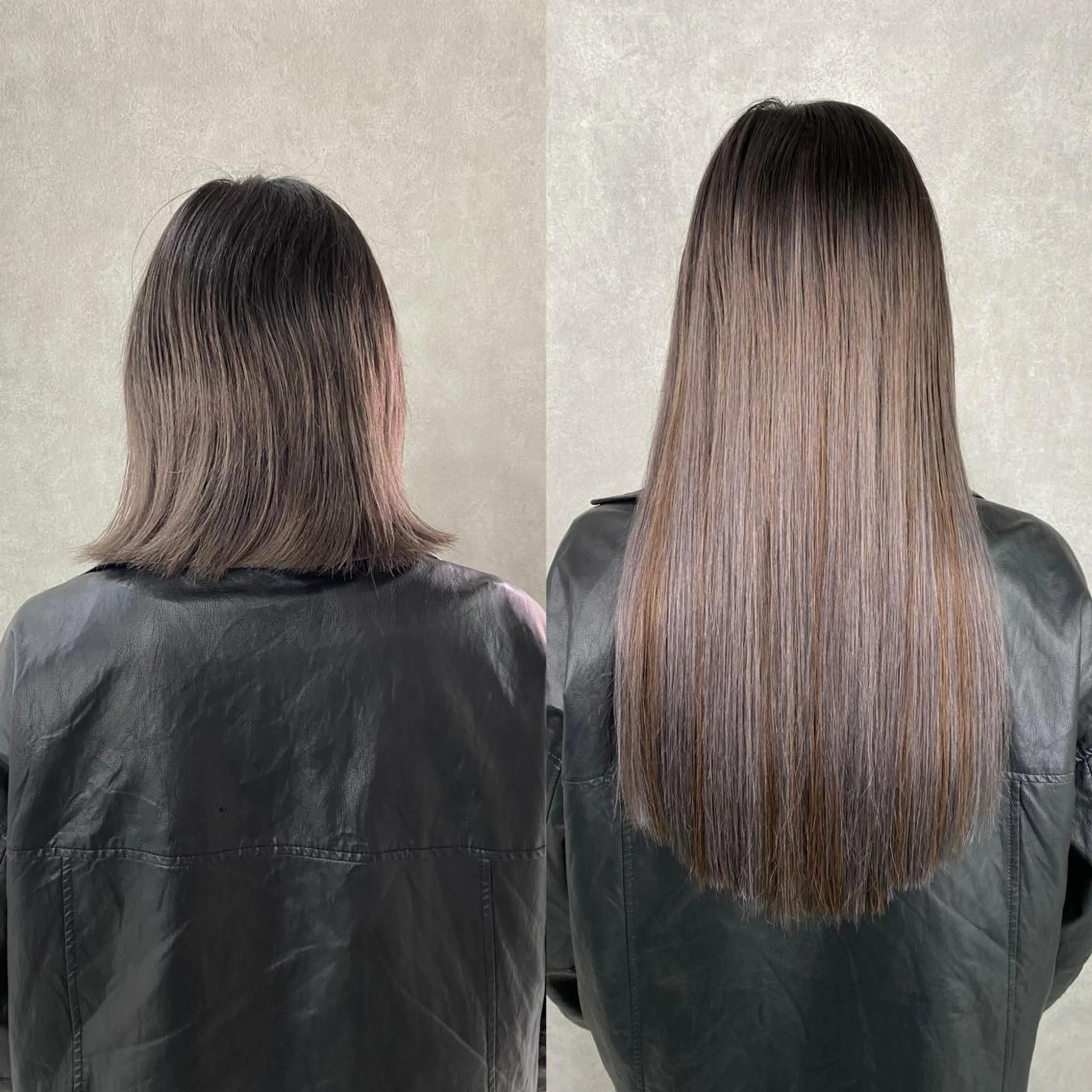 ミディアム シールエクステ エクステ 💎馴染むエクステ× 縮毛矯正TOMO💎のヘアスタイル