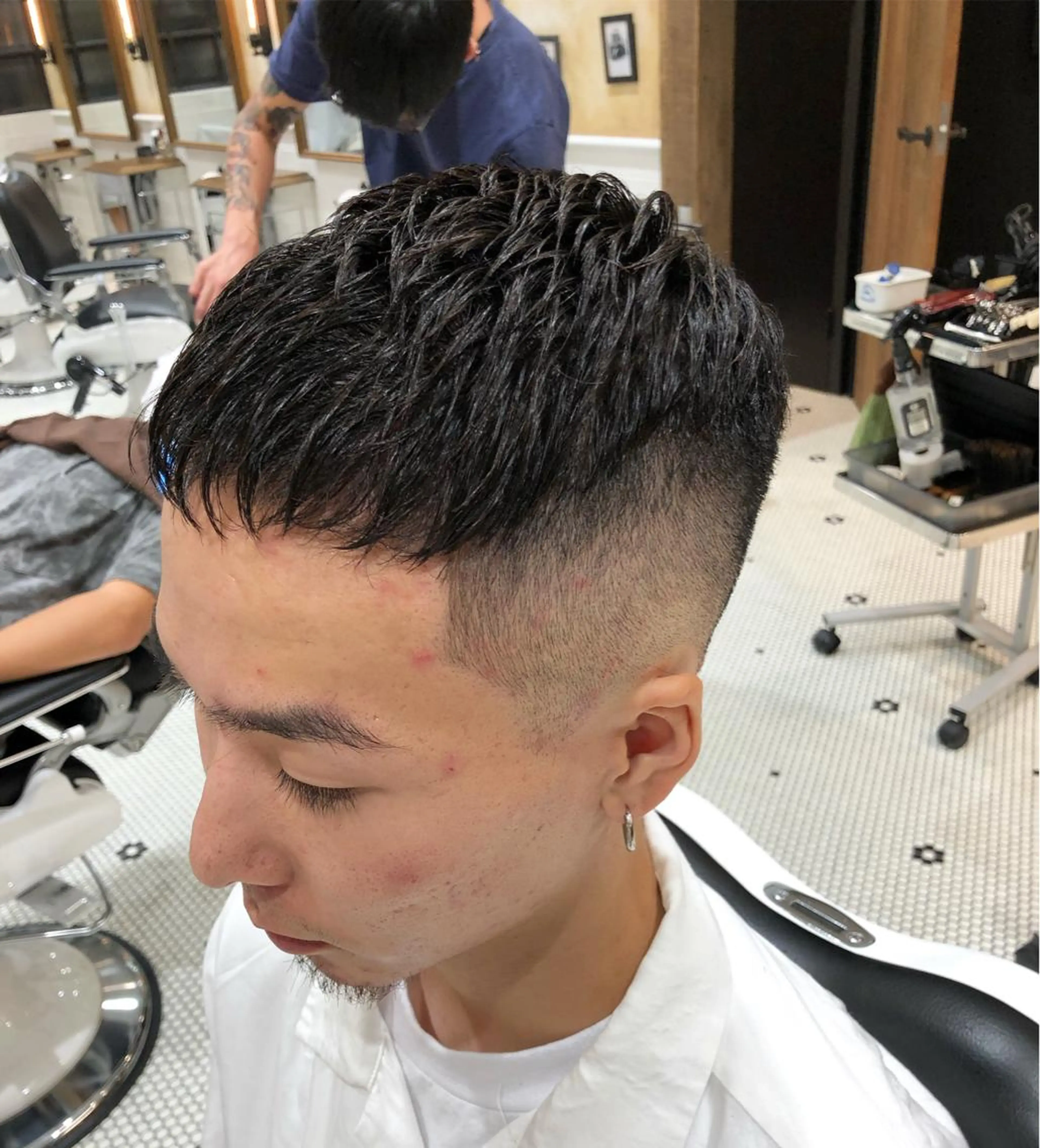 ショート メンズ カット無料/髪質改善 髪質根本改善/艶髪のヘアスタイル