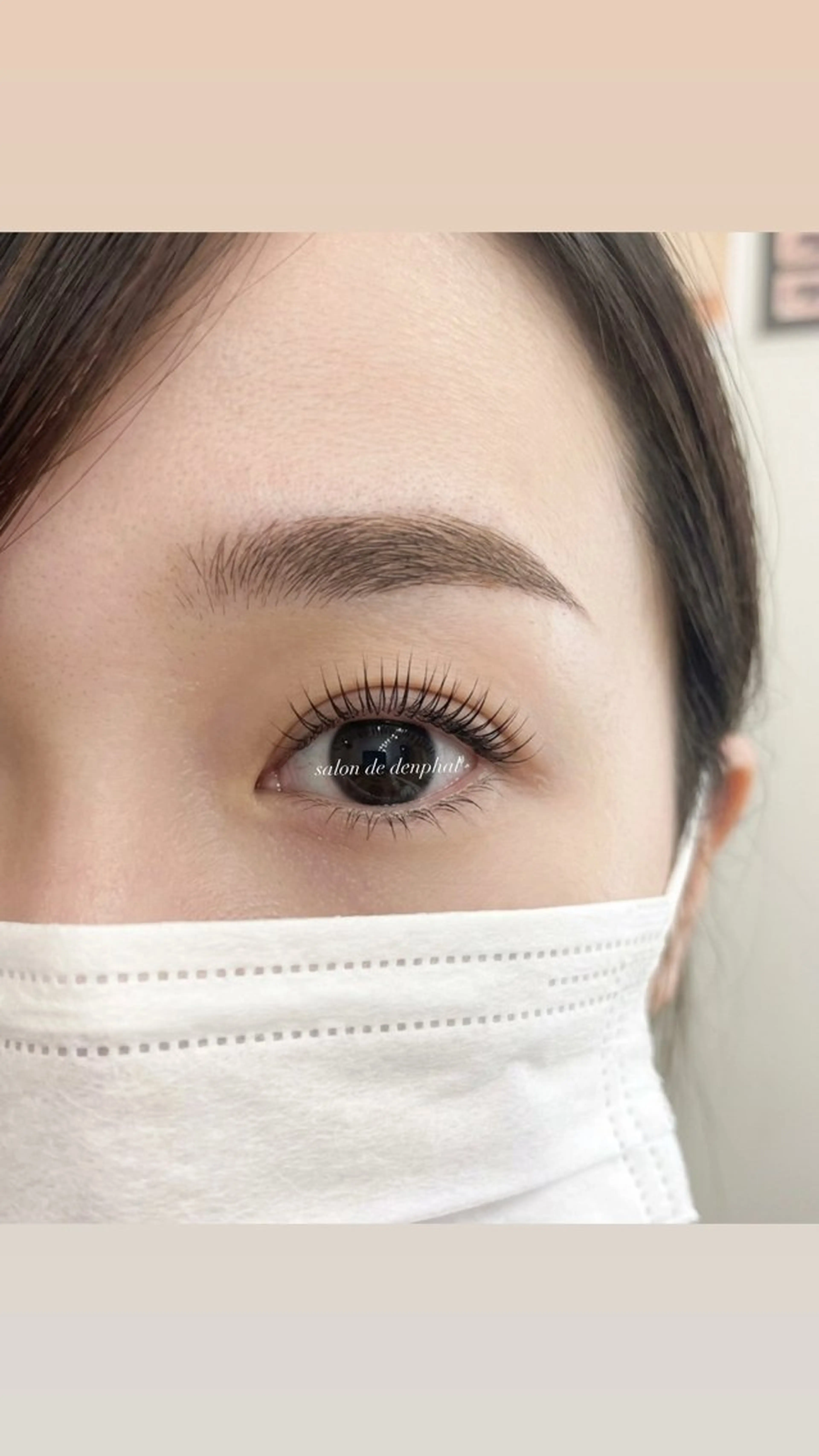 マツエク・マツパ 一重×まつ毛パーマ マツパ salon de denphal 片岡のマツエク・マツパデザイン
