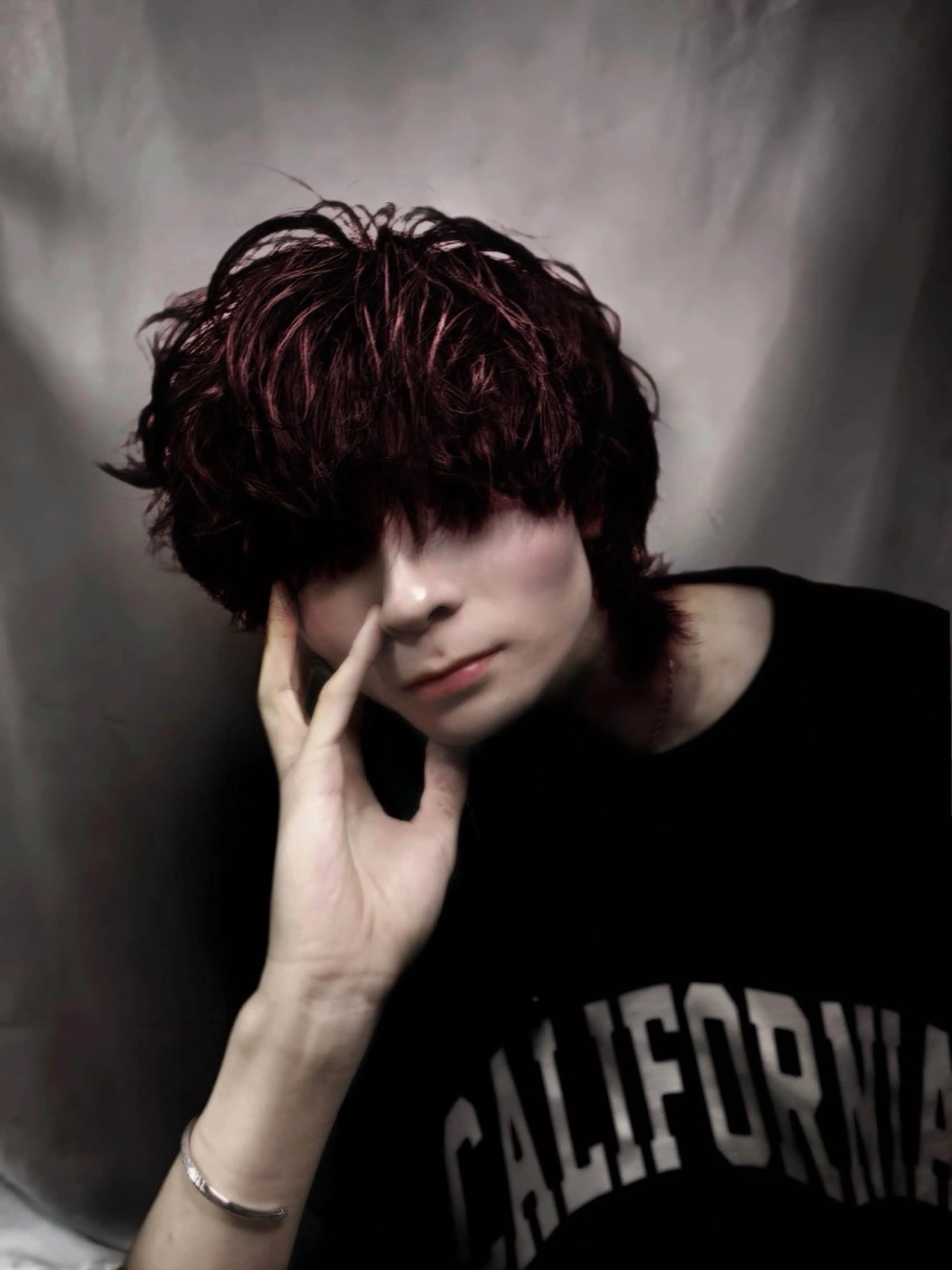 カラー メンズ メンズ特化/上野 暖色カラー ダイチのヘアスタイル