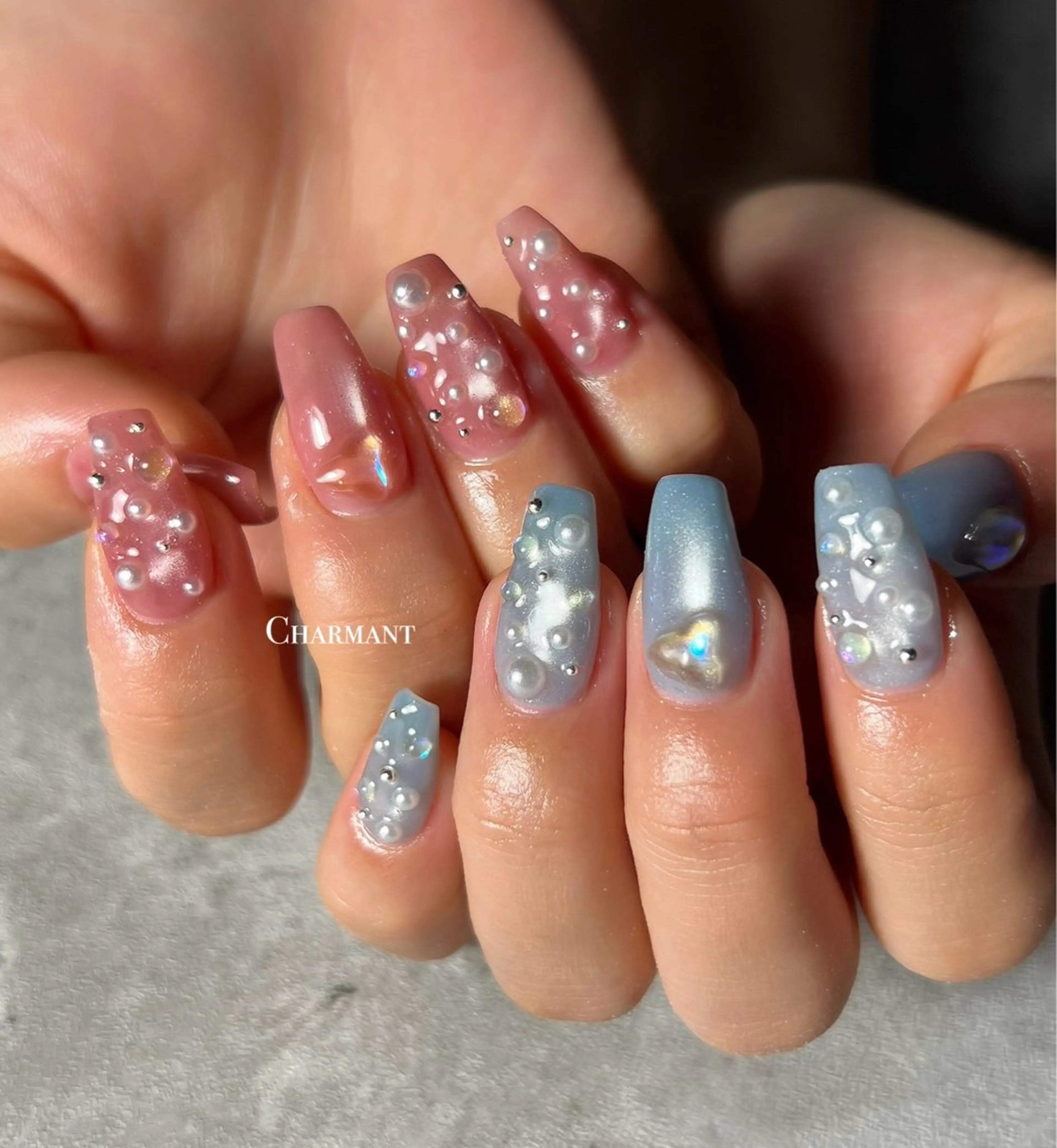 ネイル ハンドネイル Minako 【Charmant】のネイルデザイン