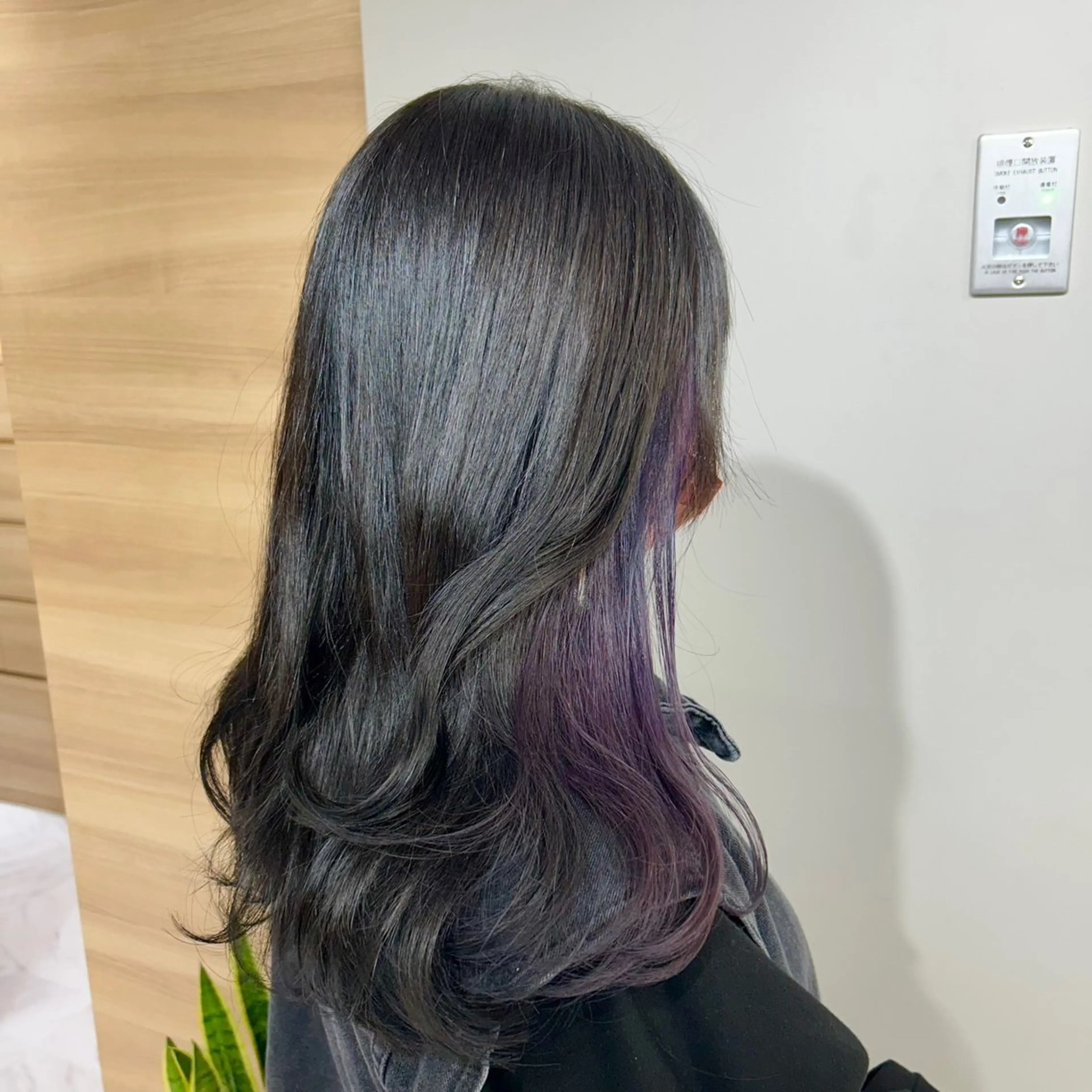 セミロング カラー ヘアカラー トリートメント ヘアセット 韓国/インナーカラー 🍑YUI🍑のヘアスタイル