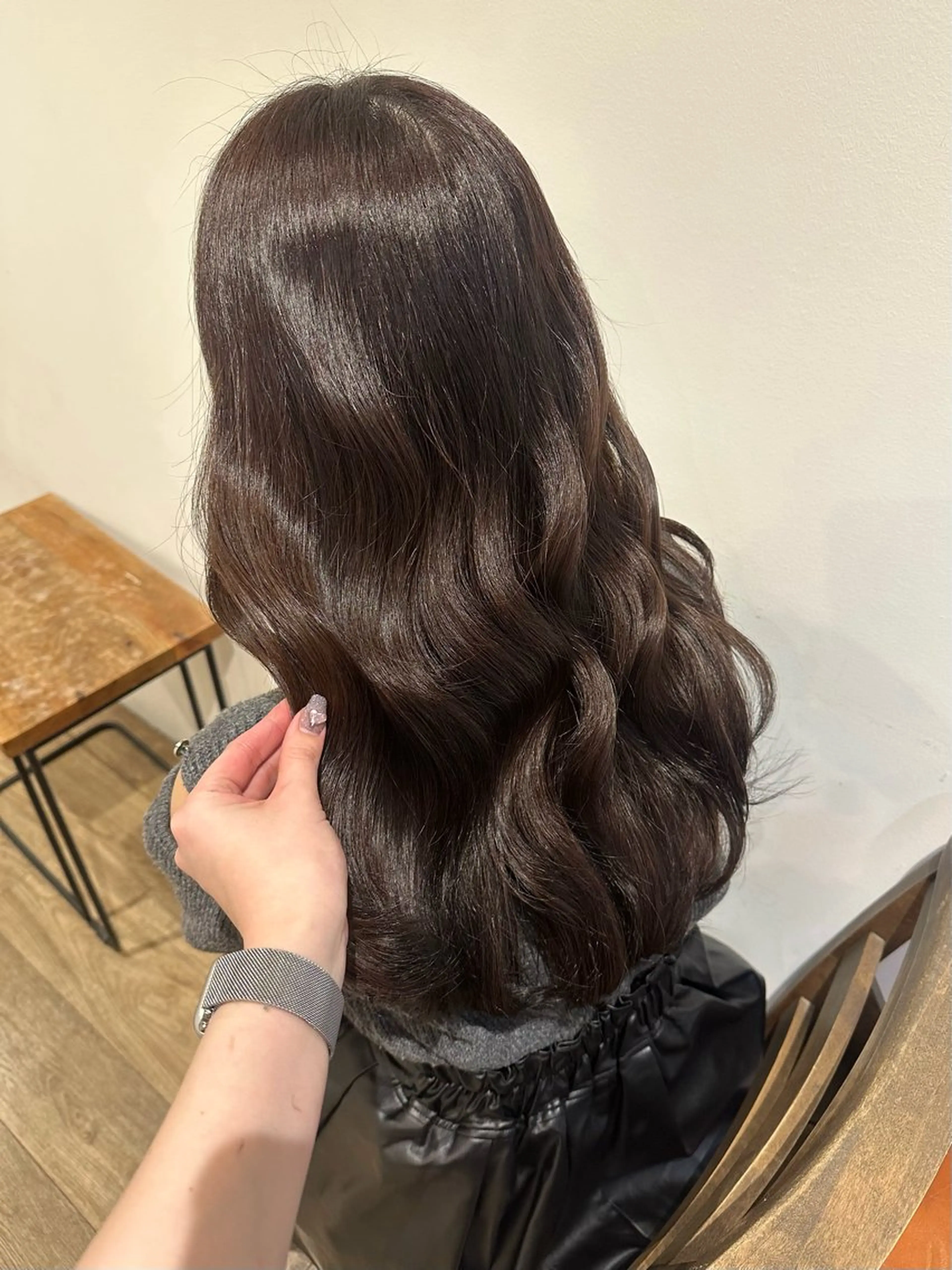 ロング カラー ヘアアレンジ ヘアカラー トリートメント Himawari♡ 柔らかいカラーのヘアスタイル