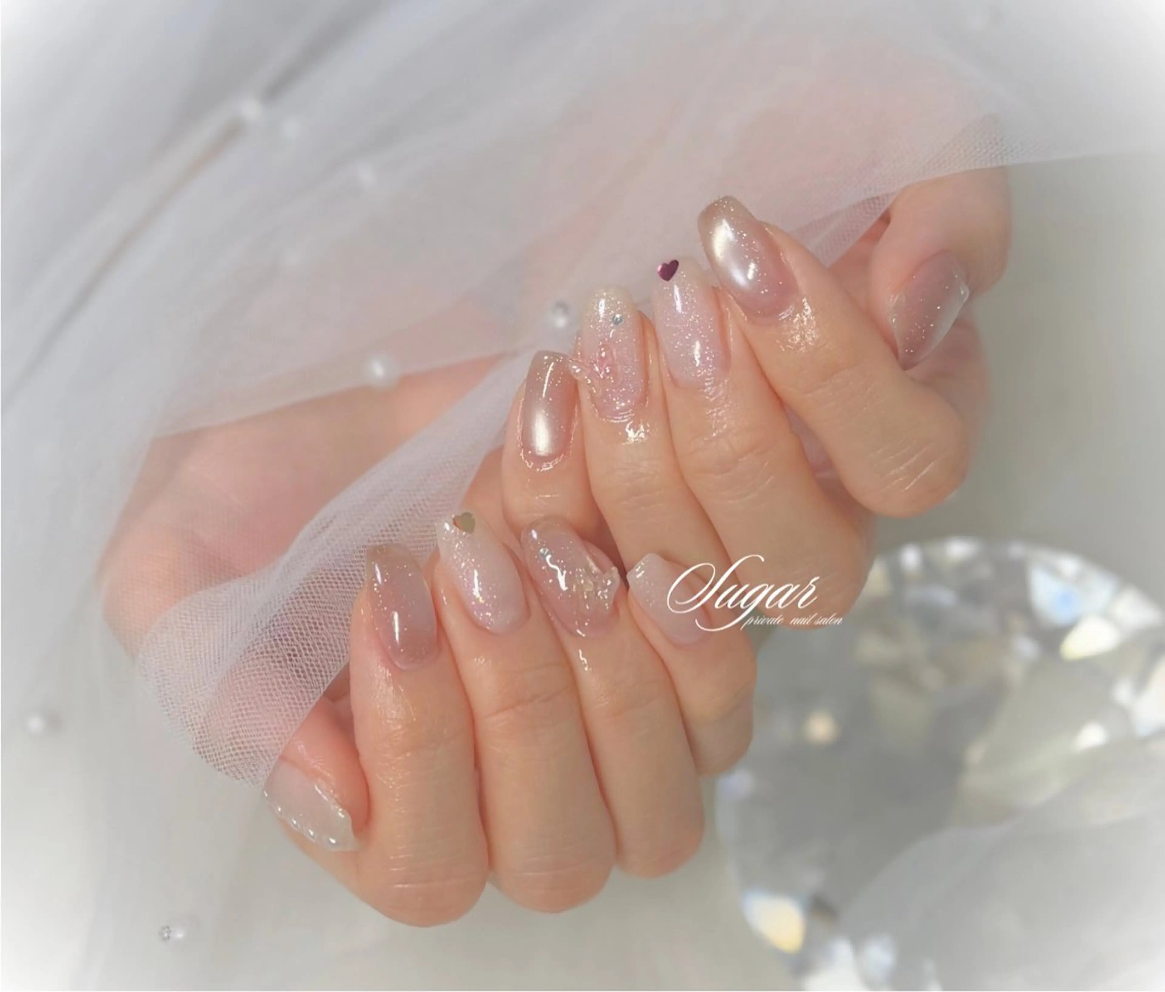 ネイル フラッシュネイル マグネットネイル ハンドネイル Nail salon Sugarのネイルデザイン