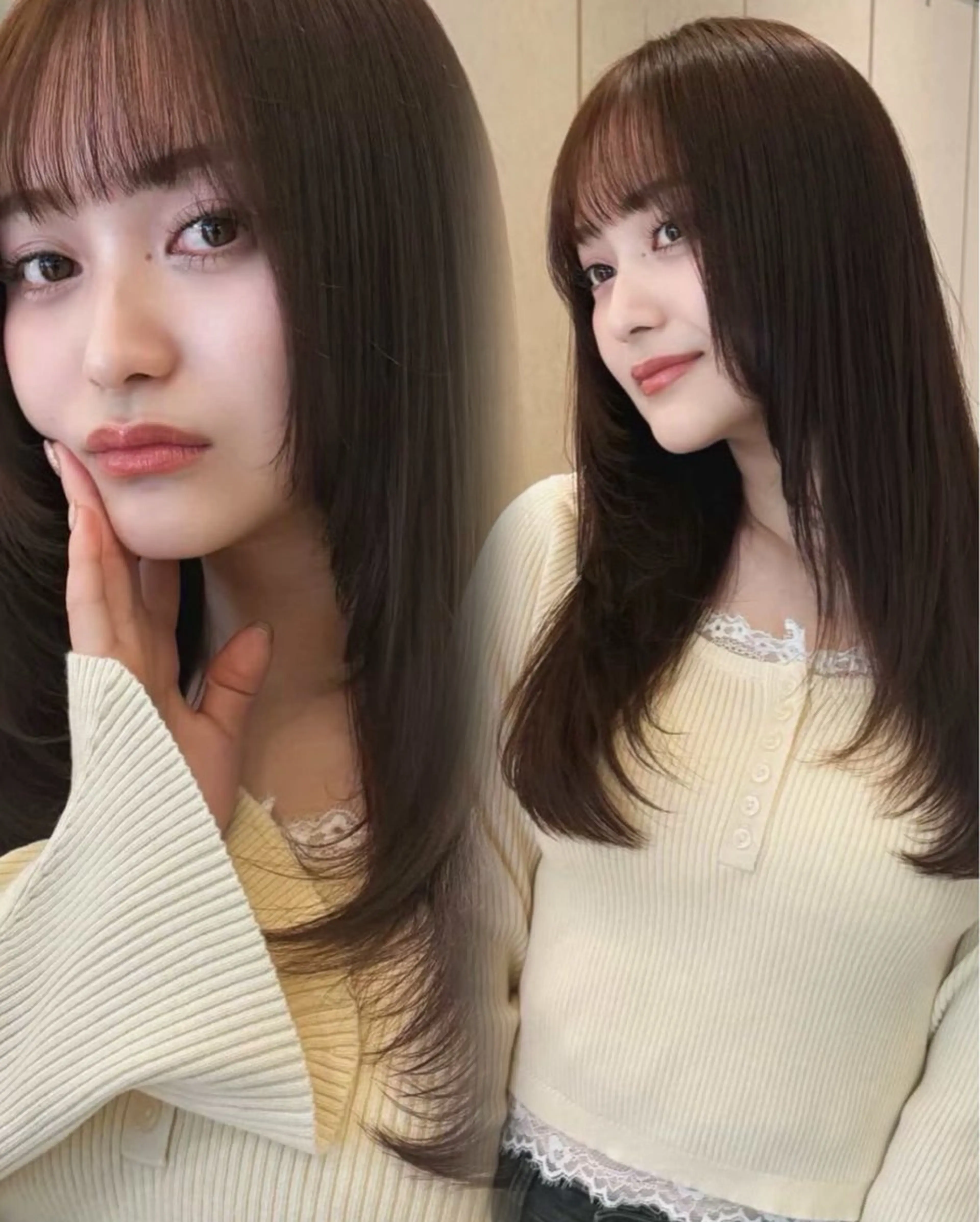 ロング カラー 渡部 倖賀のヘアスタイル