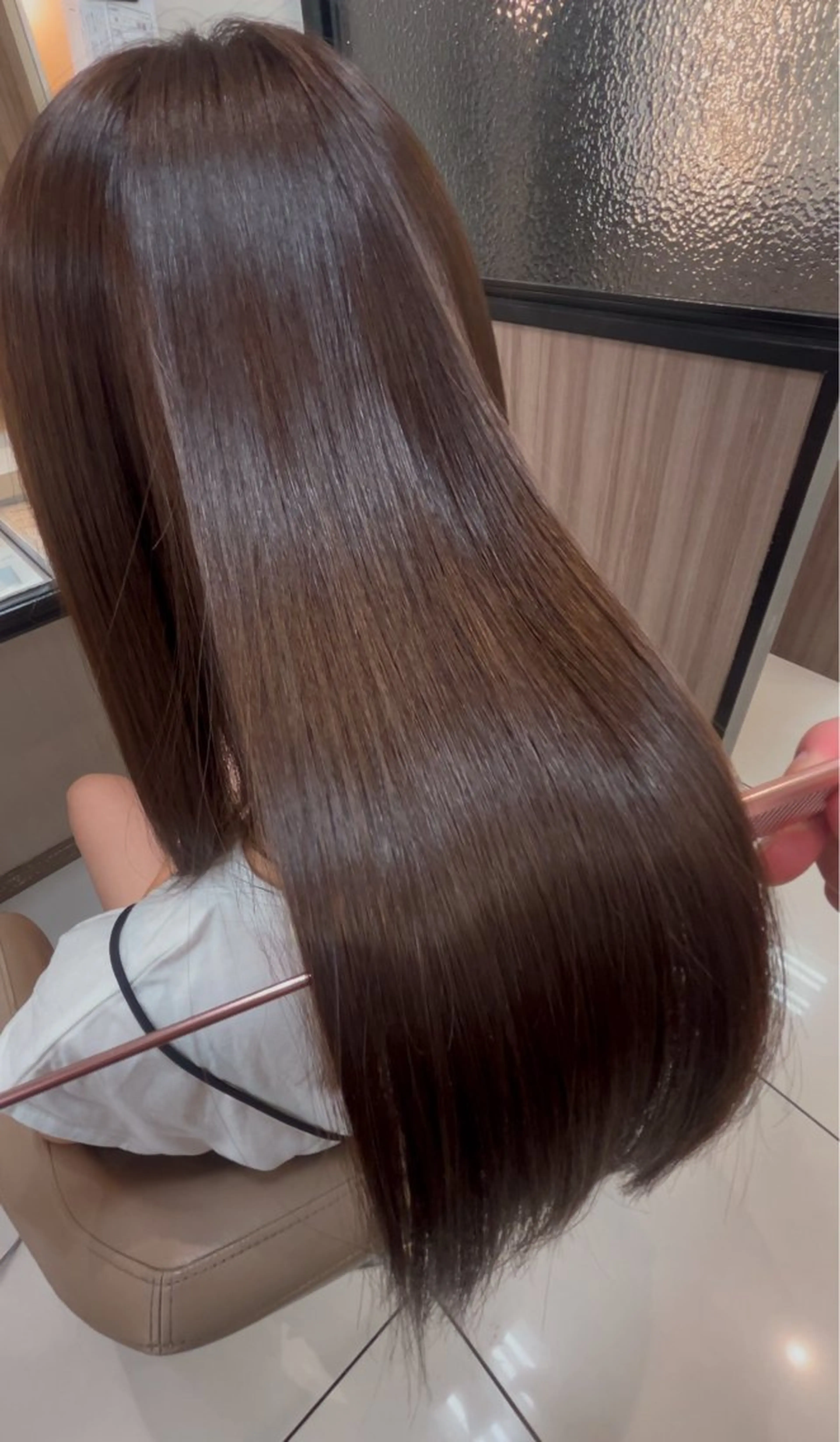 ロング パーマ 髪質改善 縮毛矯正 ストレートパーマ 💍美髪矯正💍 髪質改善・店長 伊藤のヘアスタイル