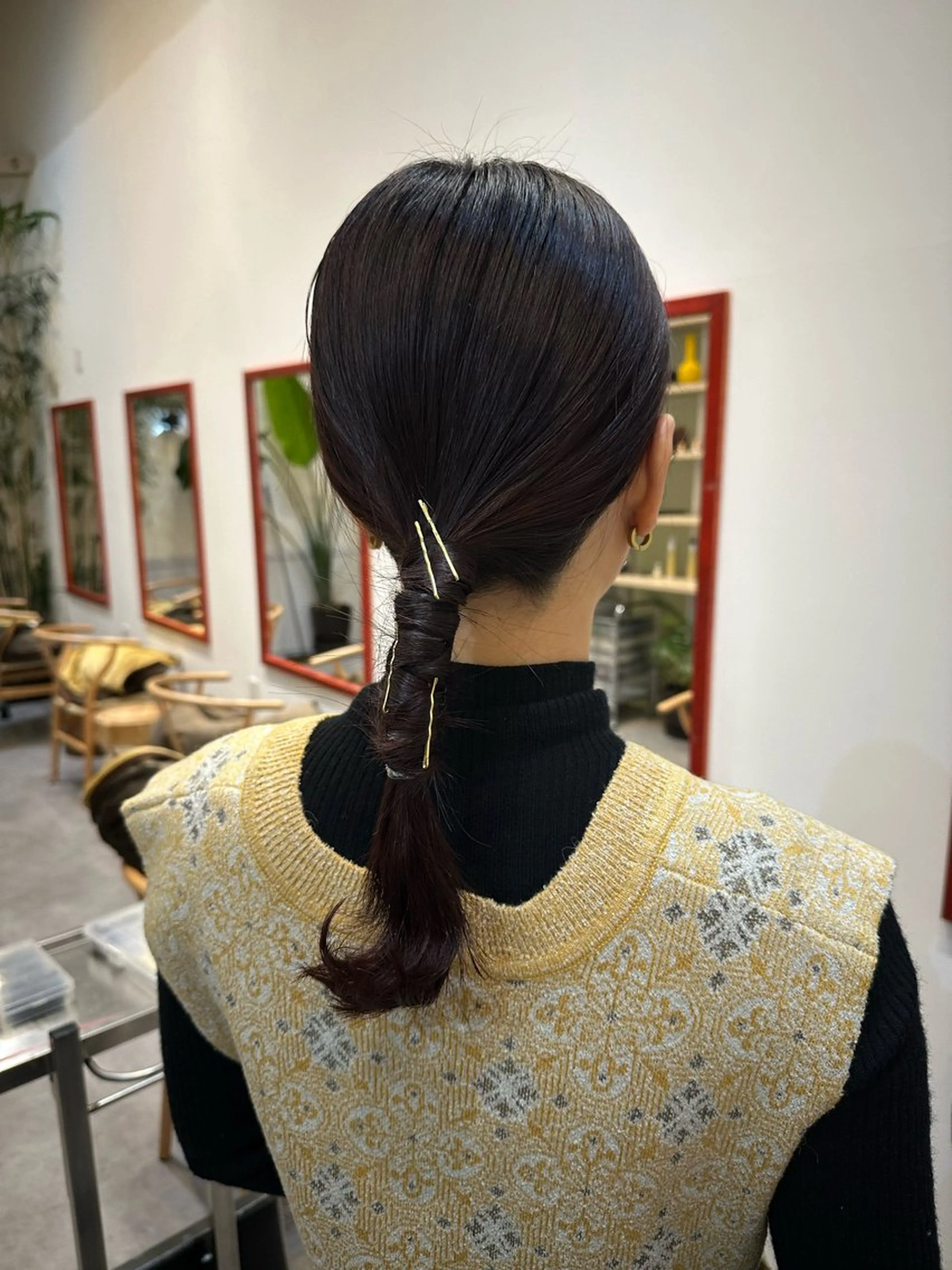 ミディアム ヘアセット 🌈トップデザイナー 金沢駅近nanamiのヘアスタイル