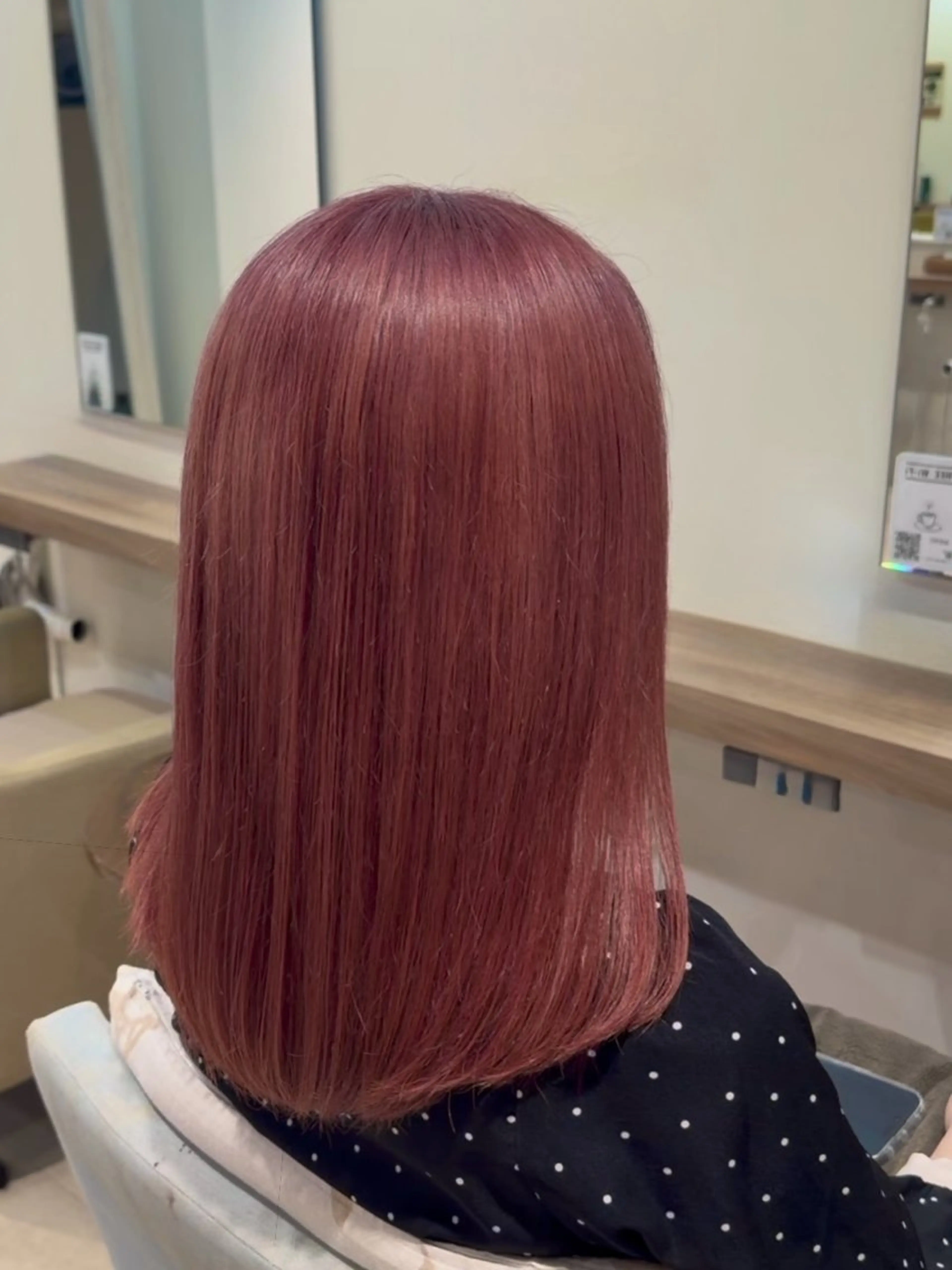 セミロング カラー ヘアカラー トリートメント 🎀ひがしはるな/美 髪矯正/艶カラー🎀のヘアスタイル