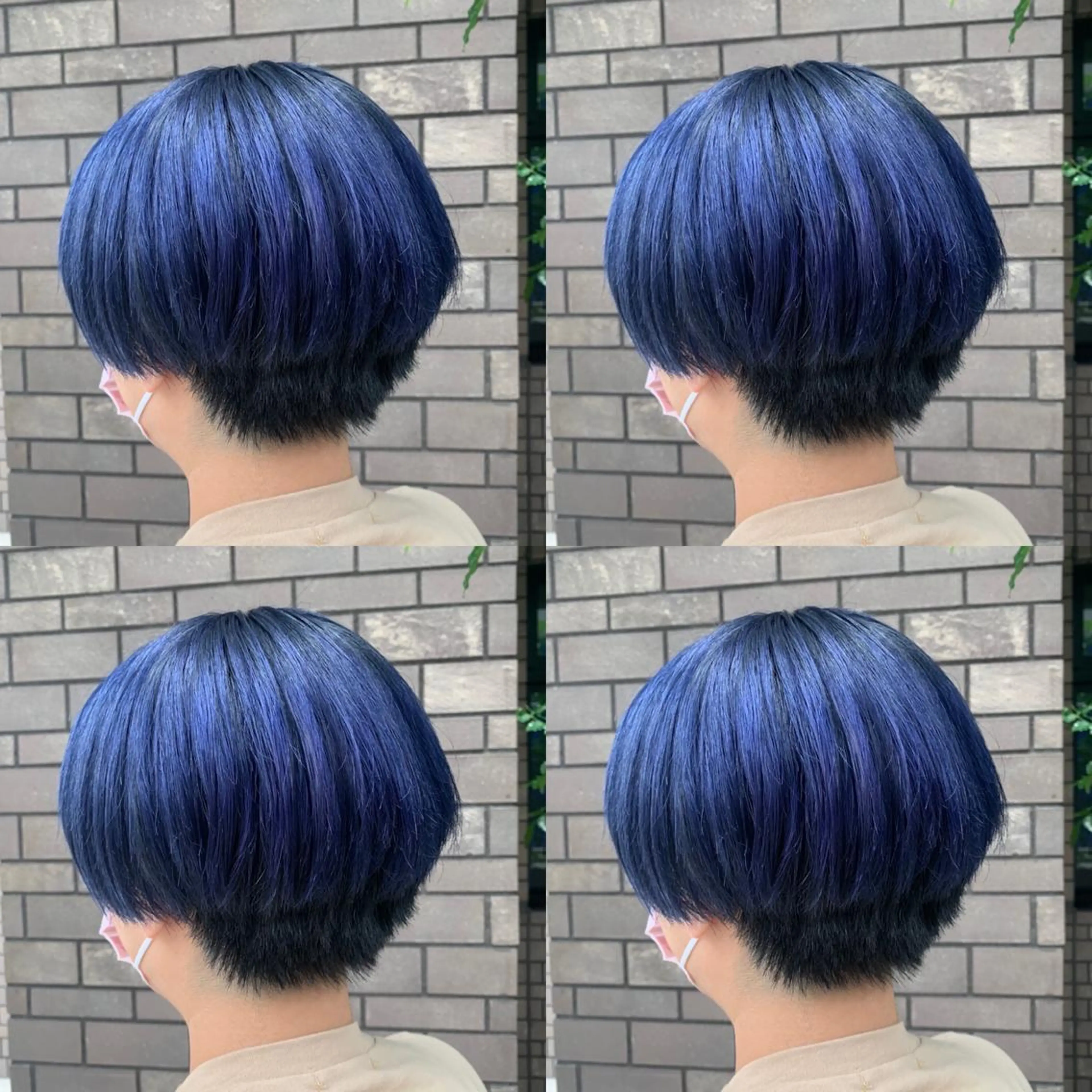 ショート カラー 縮毛/レイヤー 韓国/橋口のヘアスタイル