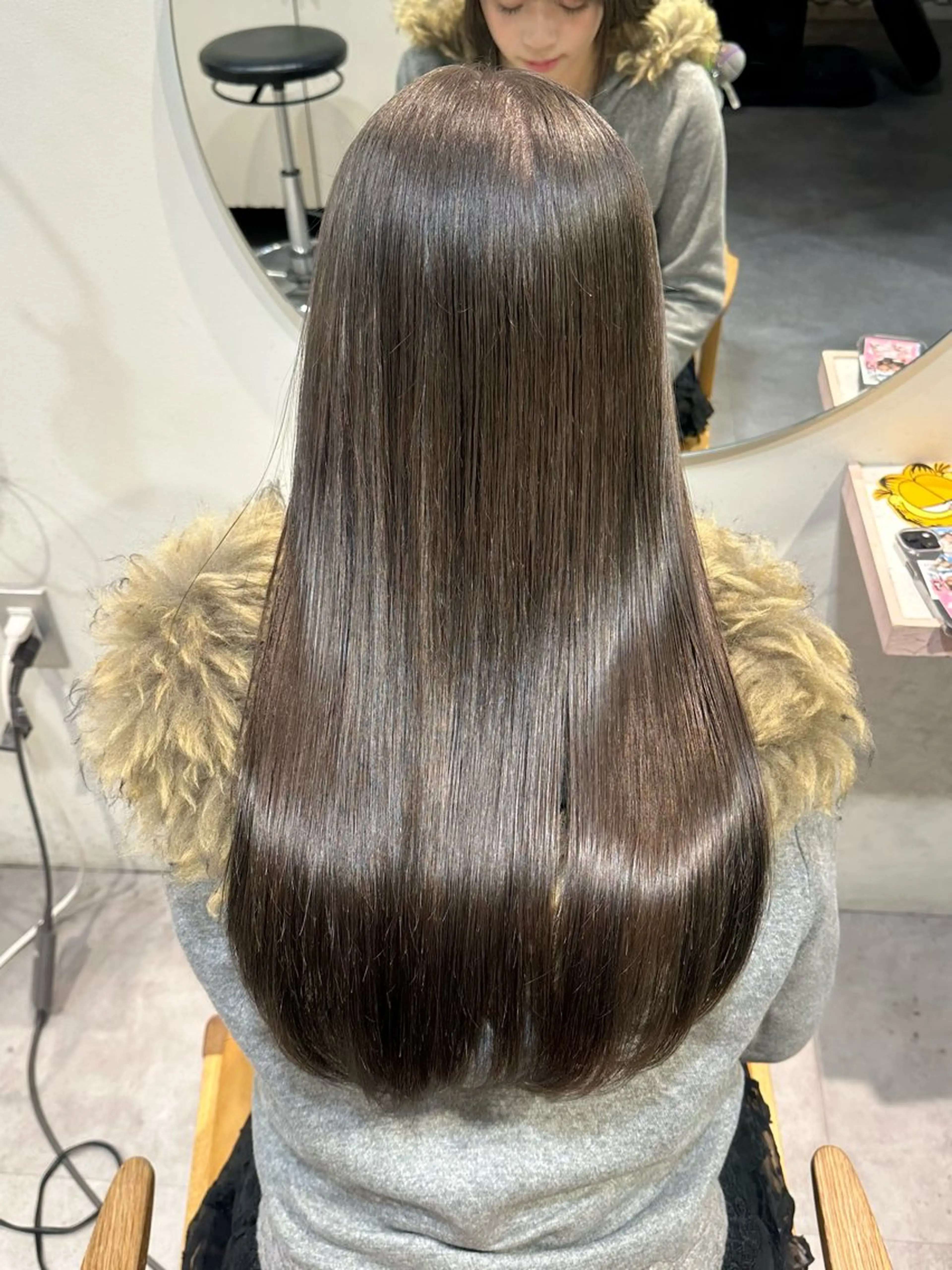ロング カラー ヘアカラー HANAME 原宿美容室のヘアスタイル