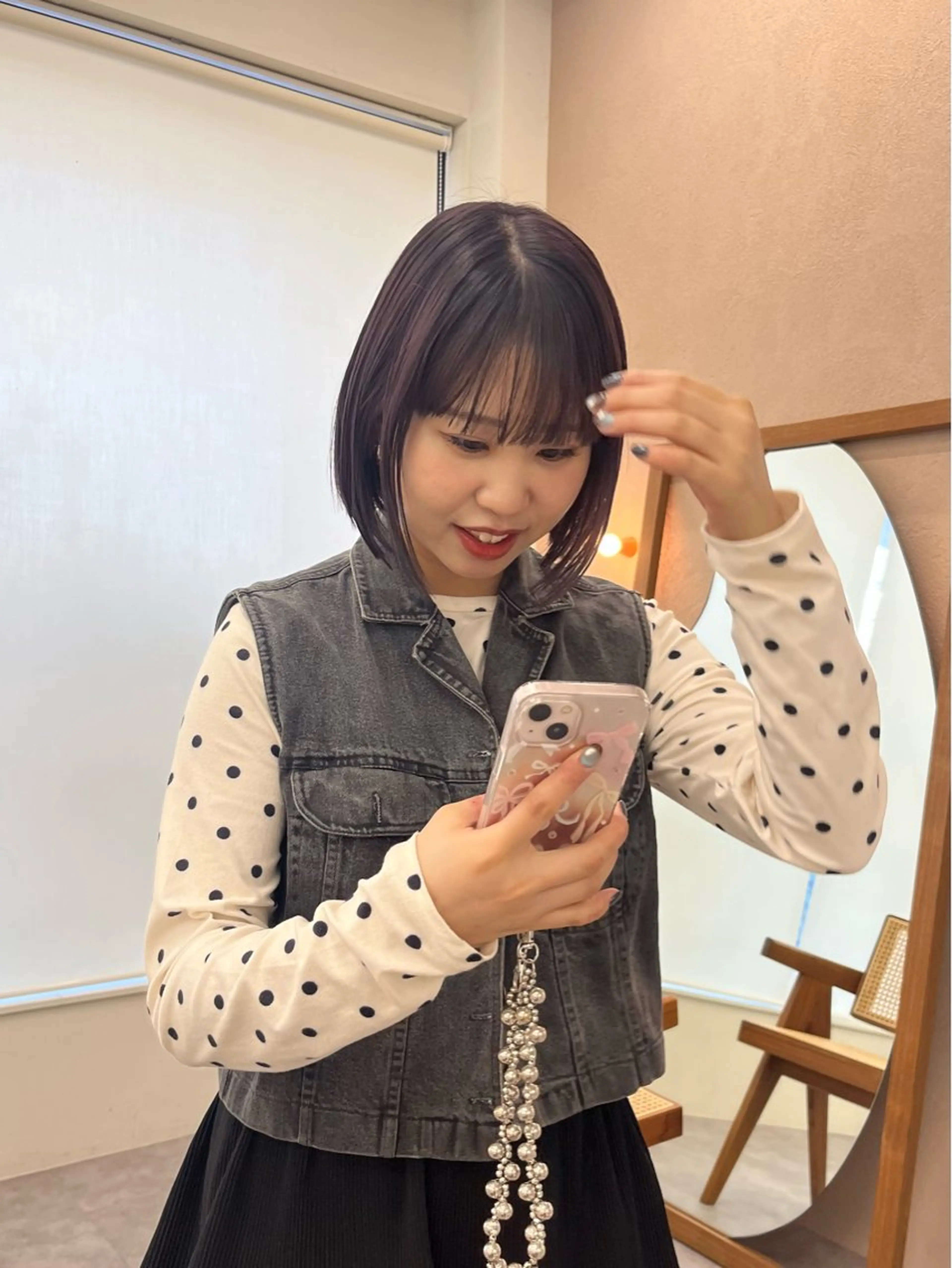 ショート ボブ 透明感カラー🌼 沙奈のヘアスタイル