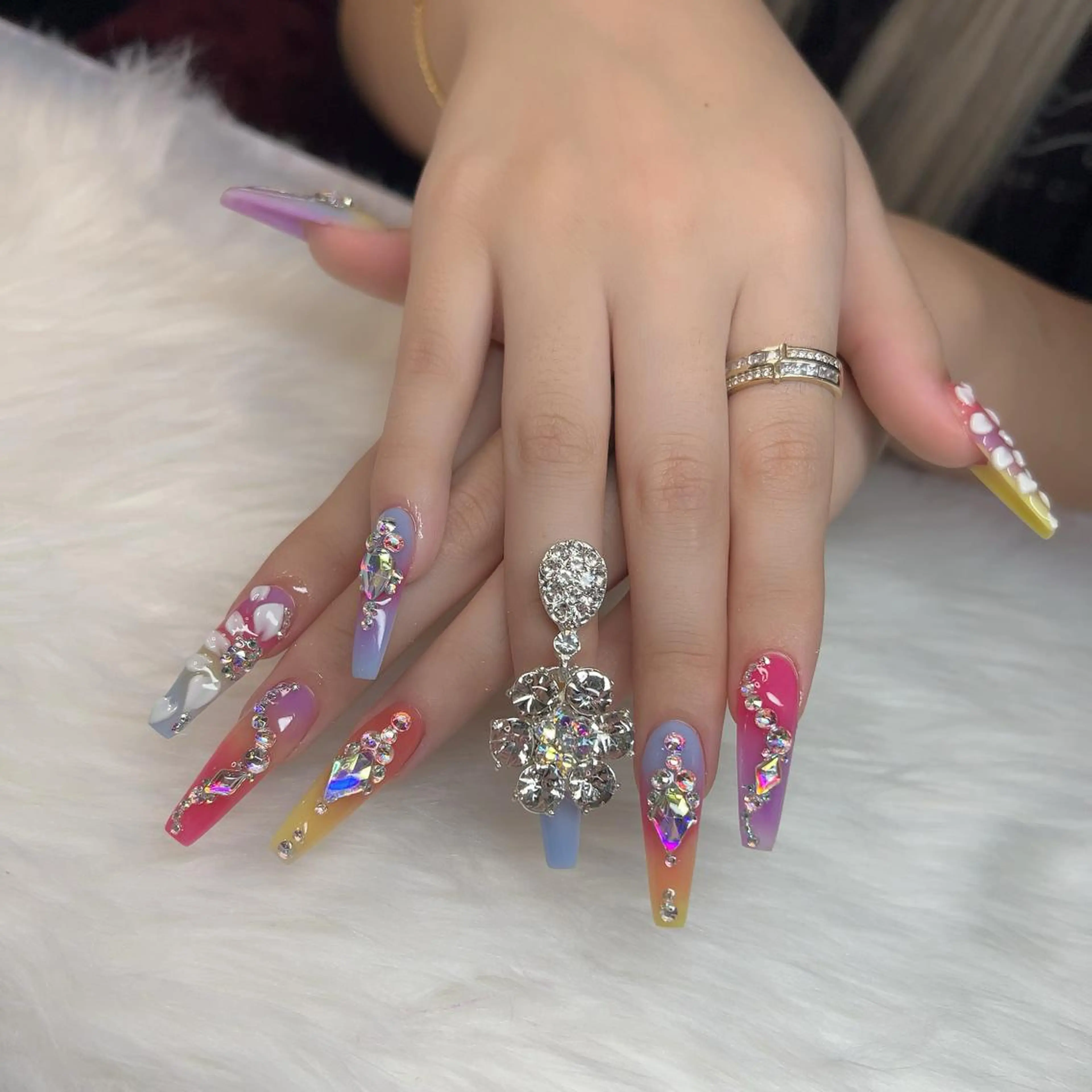 ロング ネイル nail salon azuのネイルデザイン