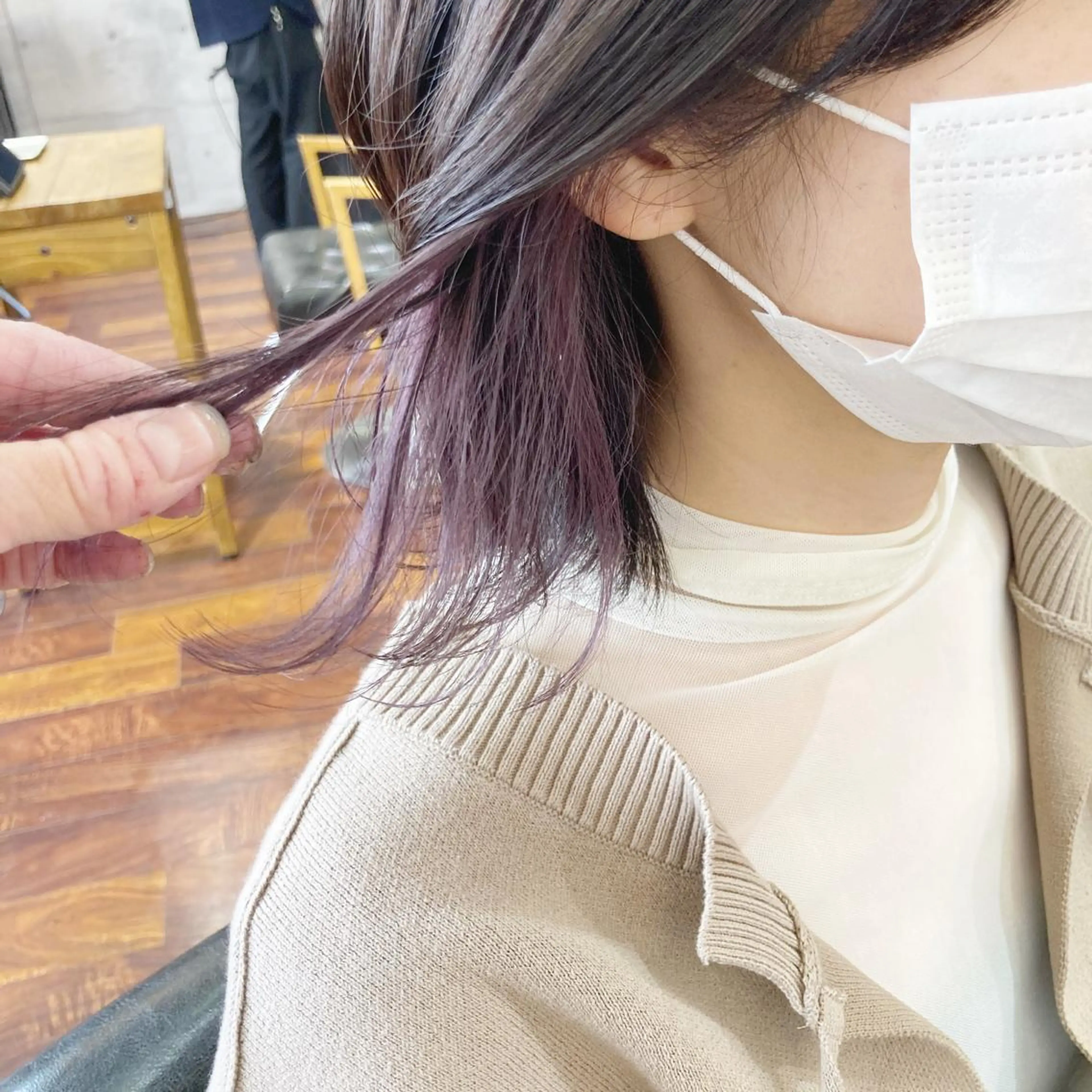 ミディアム カラー カット ヘアカラー 小木曽智美 /ボブ/ショートのヘアスタイル