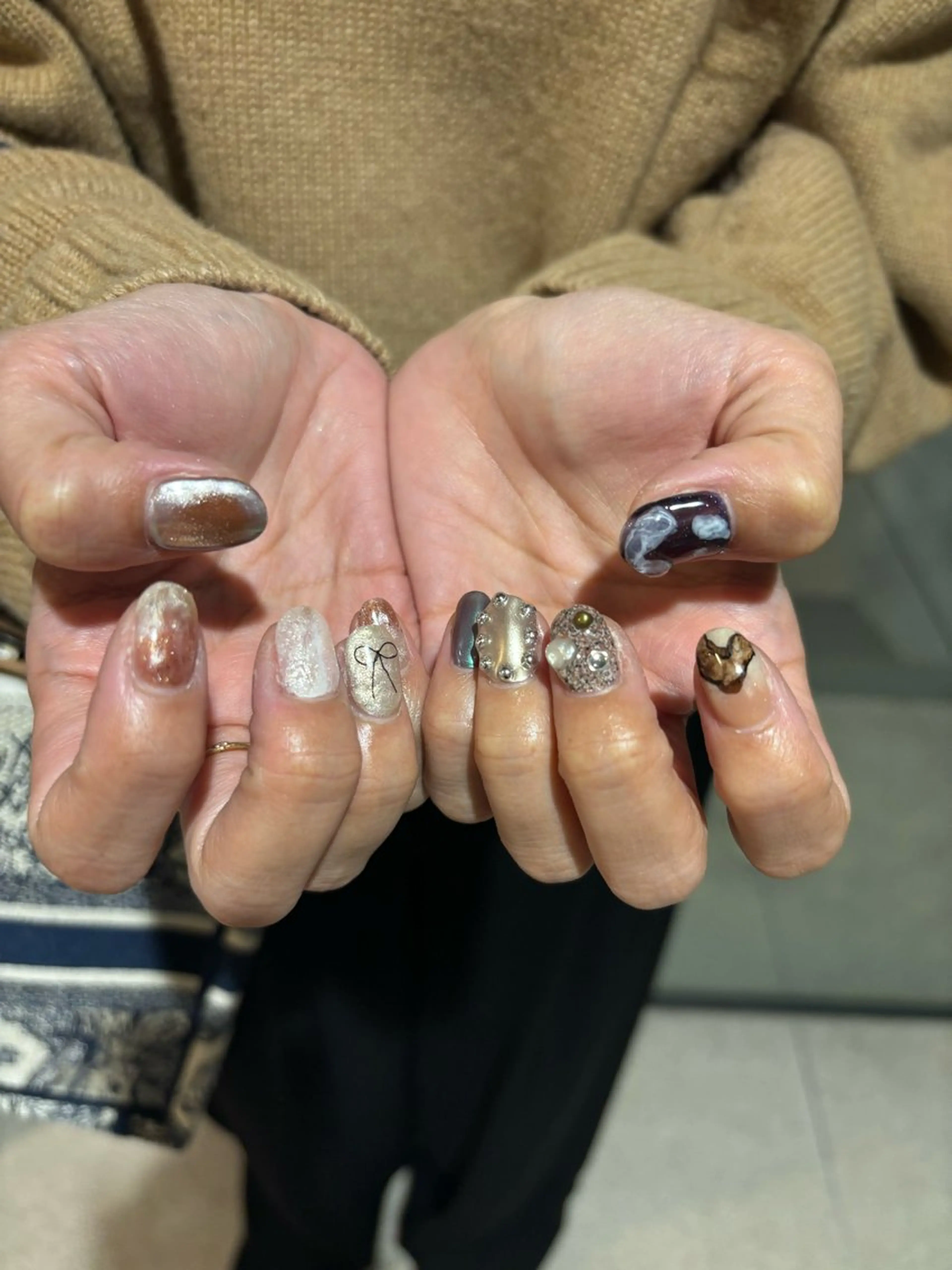 ネイル mano Hanaのネイルデザイン